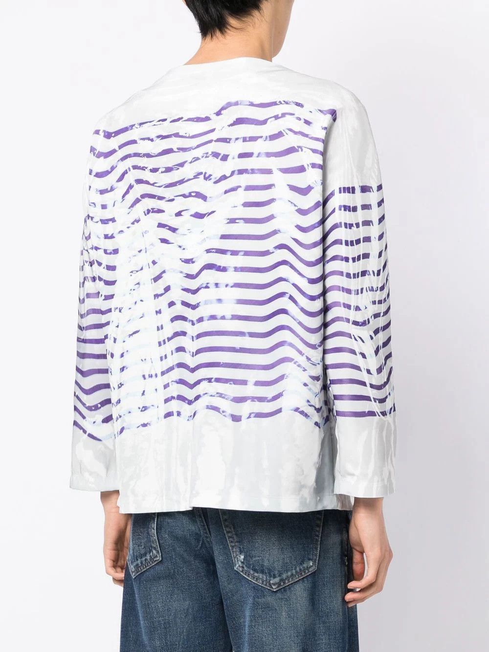 Doublet o1mris0824 Basque T-Shirt in White/Blue Size US M / EU 48-50 / 2 - 6 Thumbnail