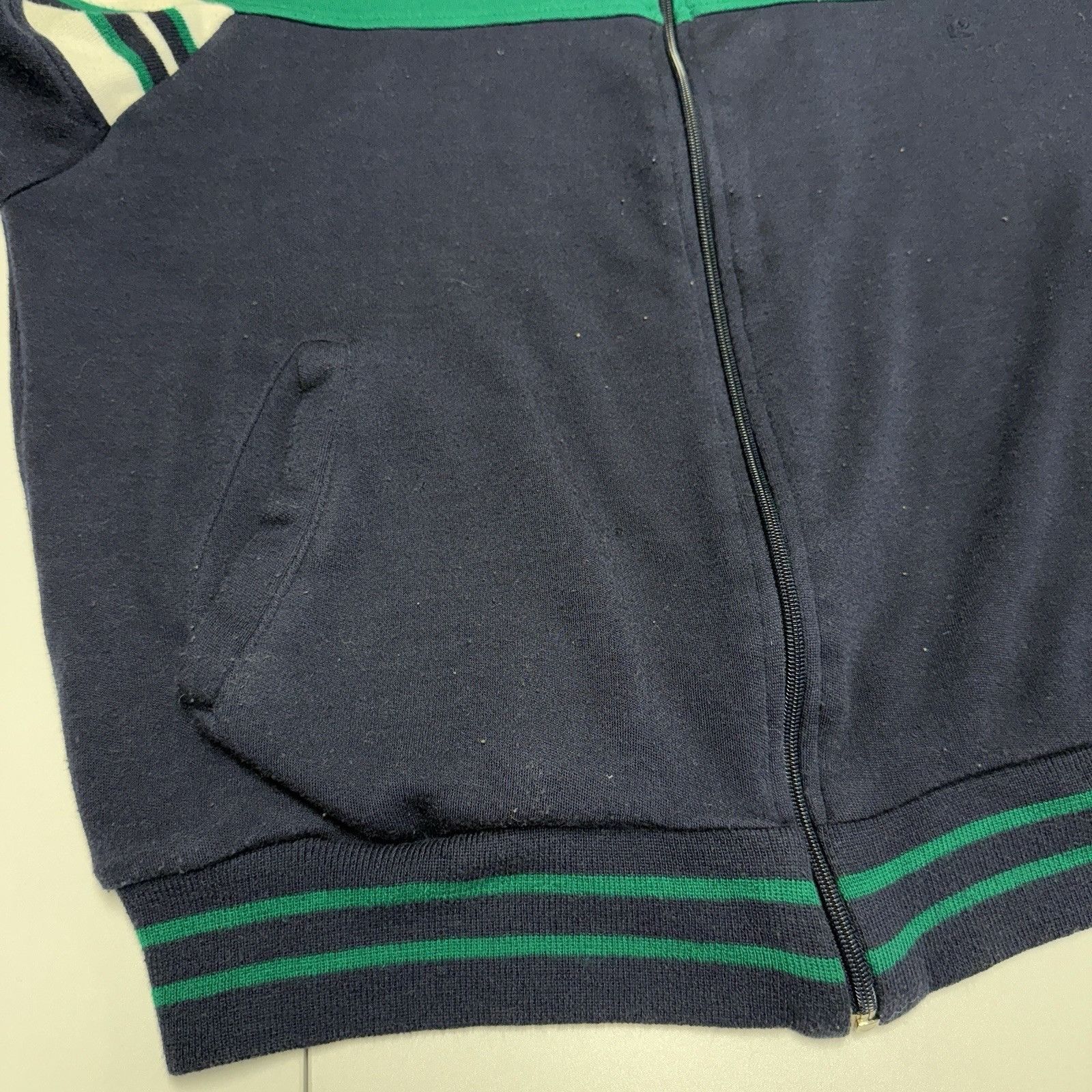 Pierre Cardin × Vintage Vintage Pierre Cardin Jacket Full Zip Mens Large Green/Blue Size US L / EU 52-54 / 3 - 6 Thumbnail