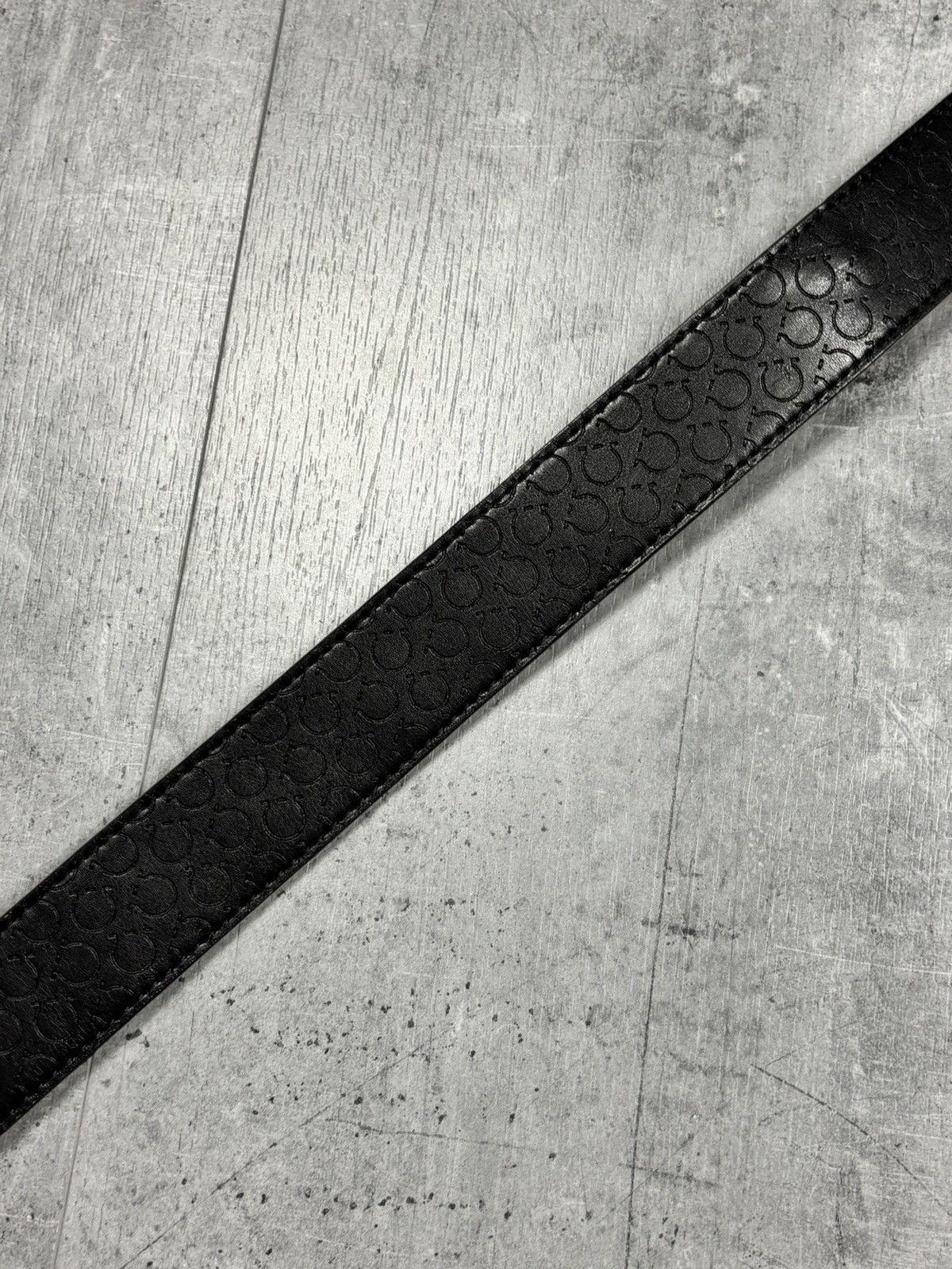 Salvatore Ferragamo Salvatore Ferragamo Black Belt Size 46 - 6 Thumbnail