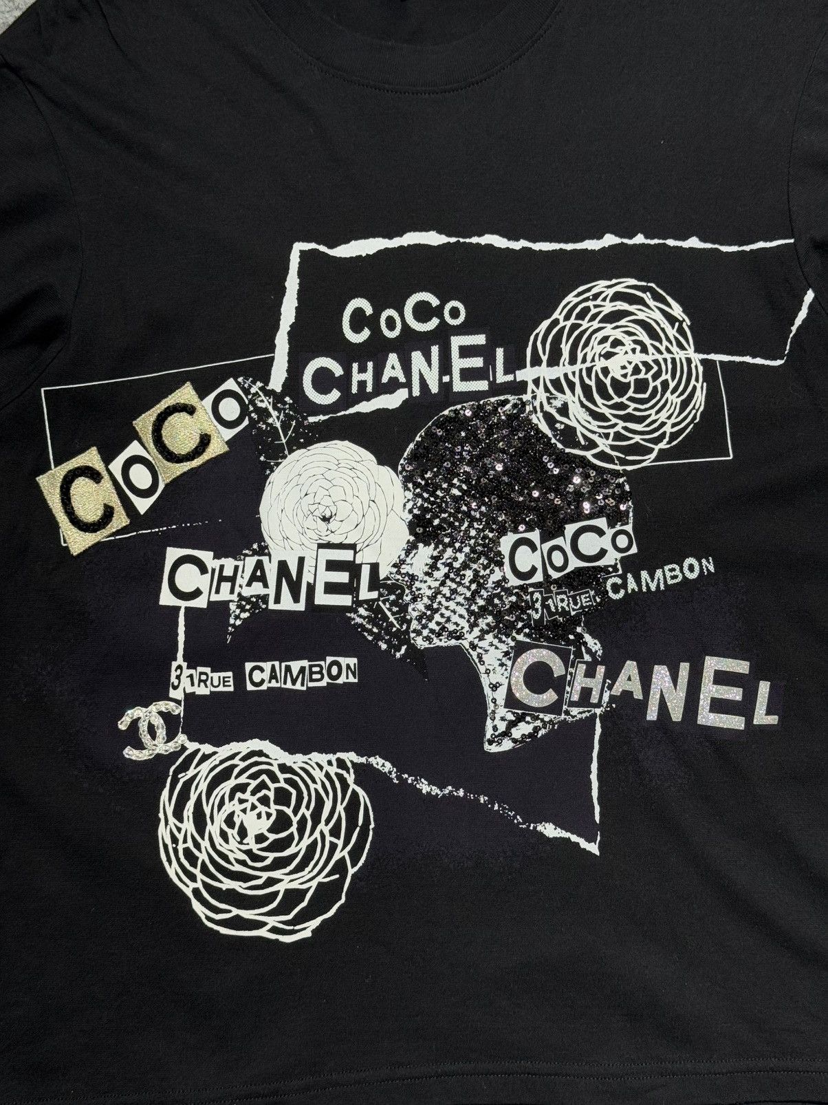 Chanel Coco Chanel - 20P Embellished Sweatshirt Size M / US 6-8 / IT 42-44 - 6 Thumbnail