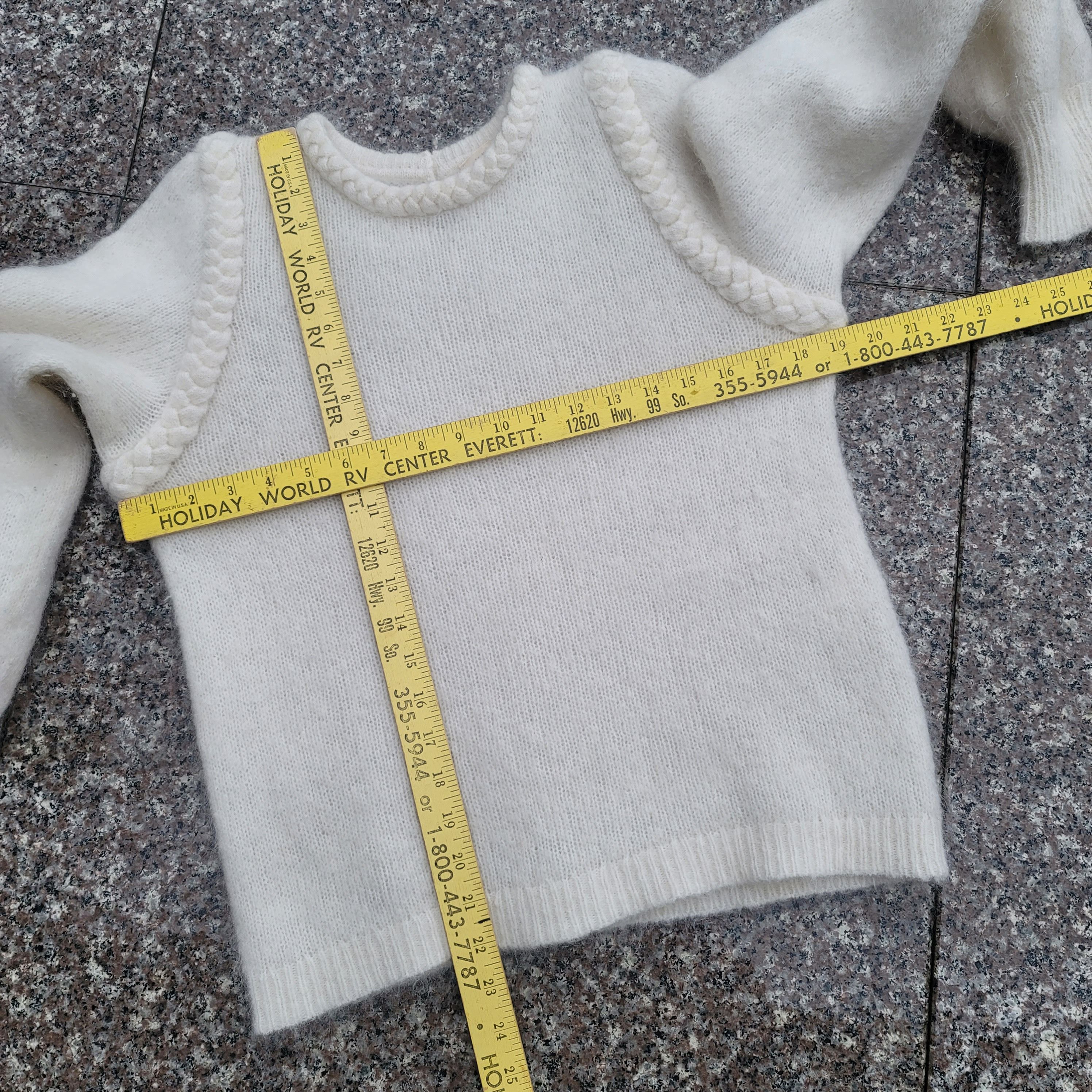 Sezane Sezane Annita sweater cream color Size L / US 10 / IT 46 - 8 Thumbnail