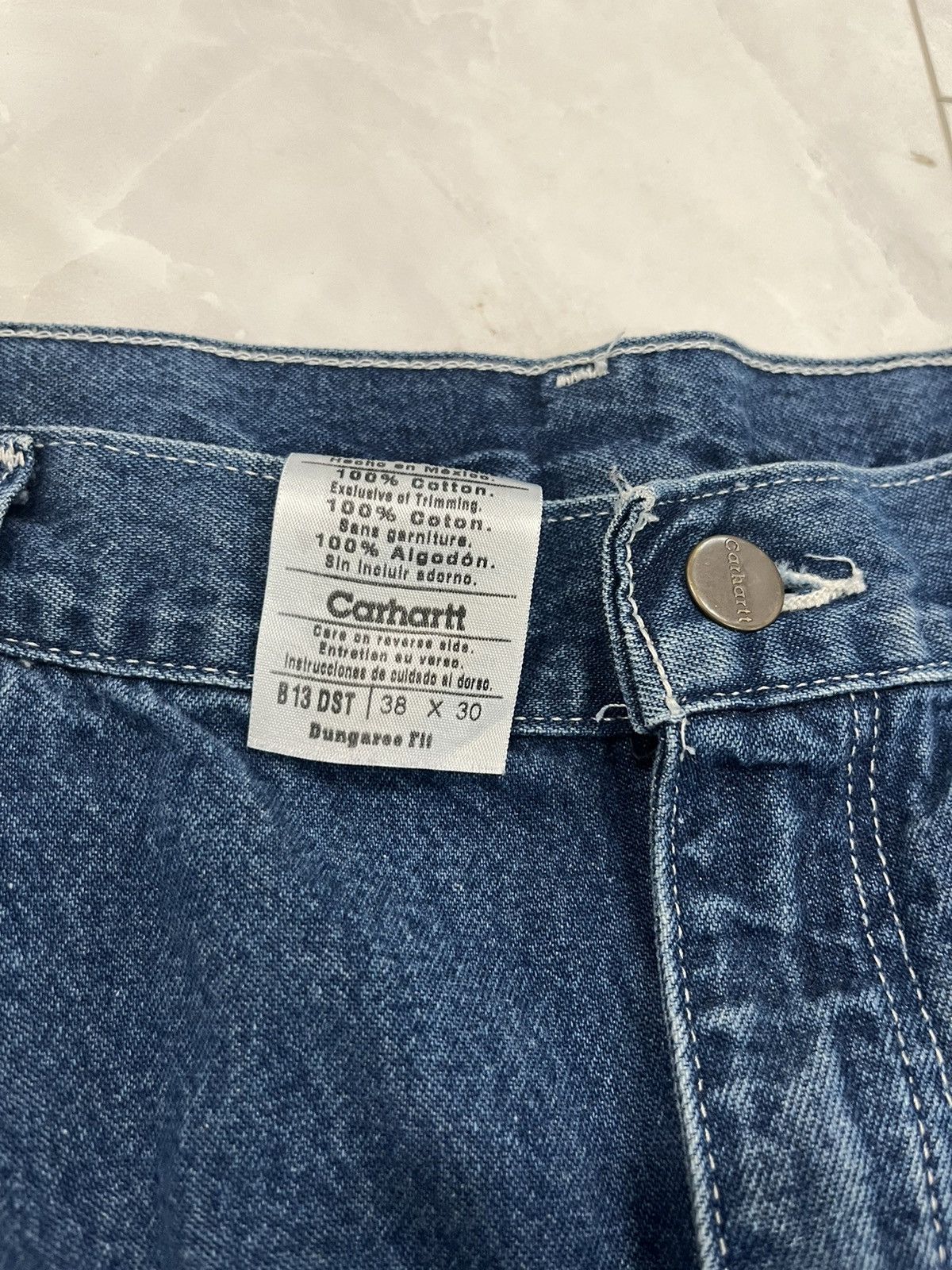 Carhartt × Vintage Crazy vintage baggy Carhartt carpenter jeans Size US 38 / EU 54 - 4 Thumbnail
