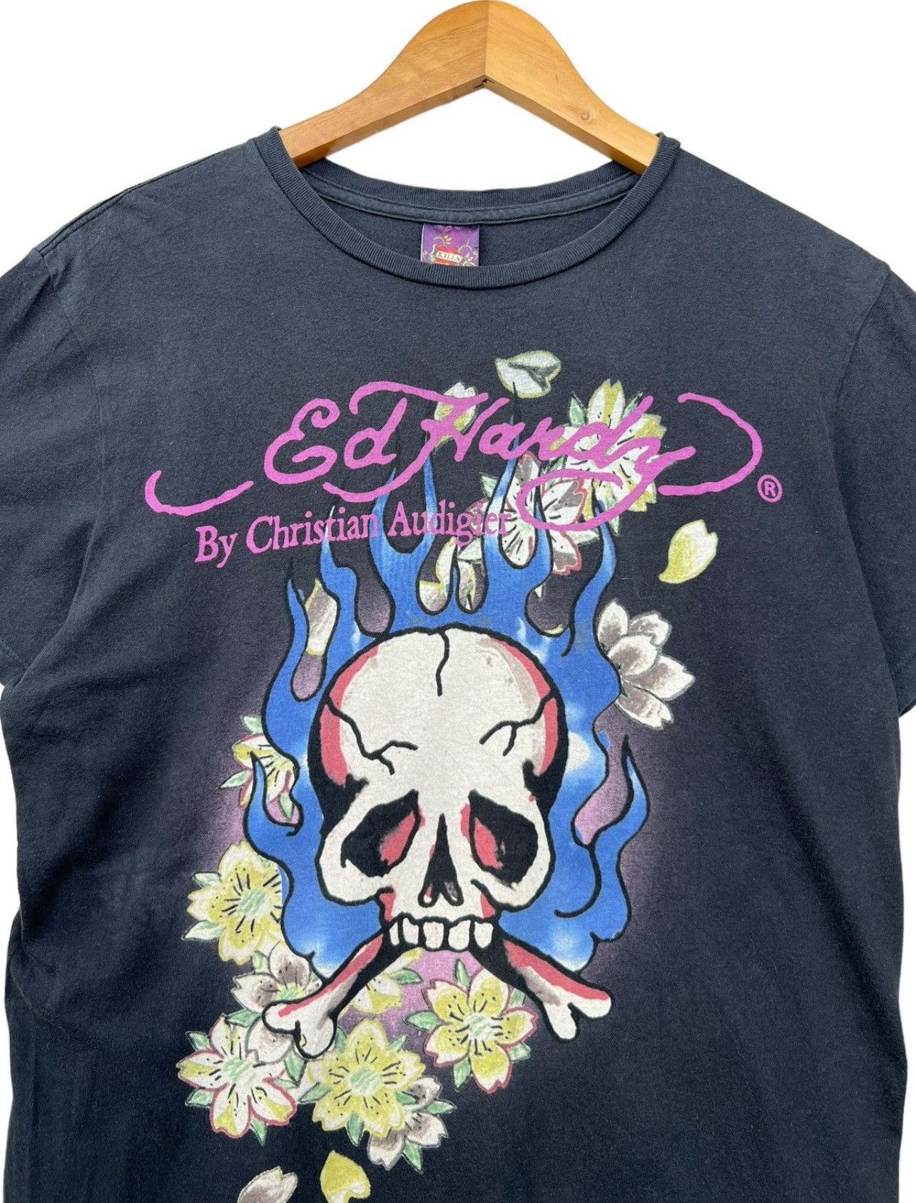 Ed Hardy Ed Hardy Bones Skull Big Graphic Gothic Punk Tee Size US M / EU 48-50 / 2 - 4 Thumbnail