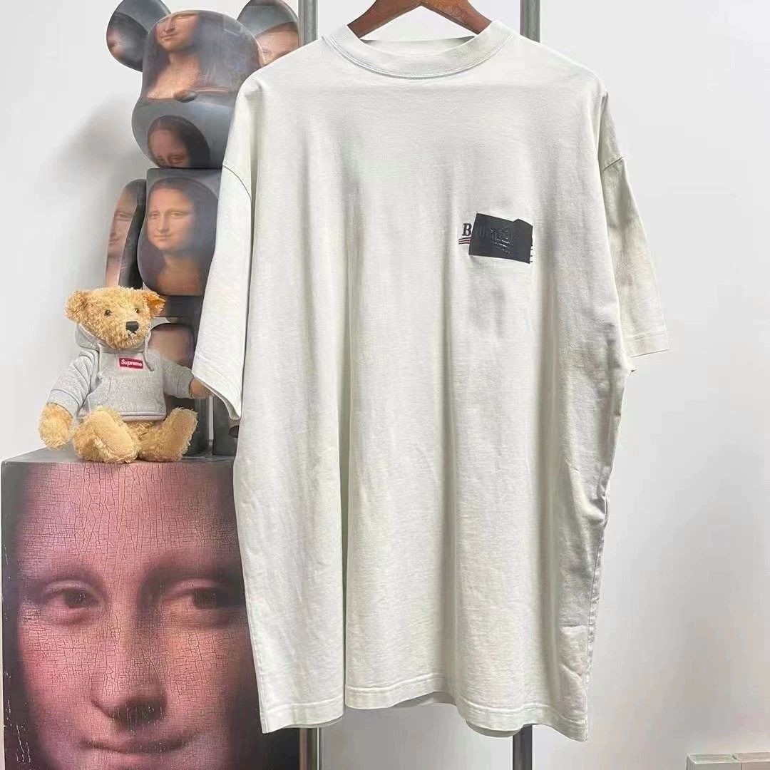 Balenciaga Balenciaga new wave blocking short sleeved shirt from Size US L / EU 52-54 / 3 - 1 Thumbnail
