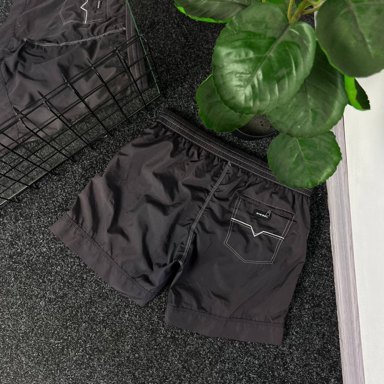 Diesel Diesel swim beachwear mini shorts big logo Size US 36 / EU 52 - 2 Thumbnail