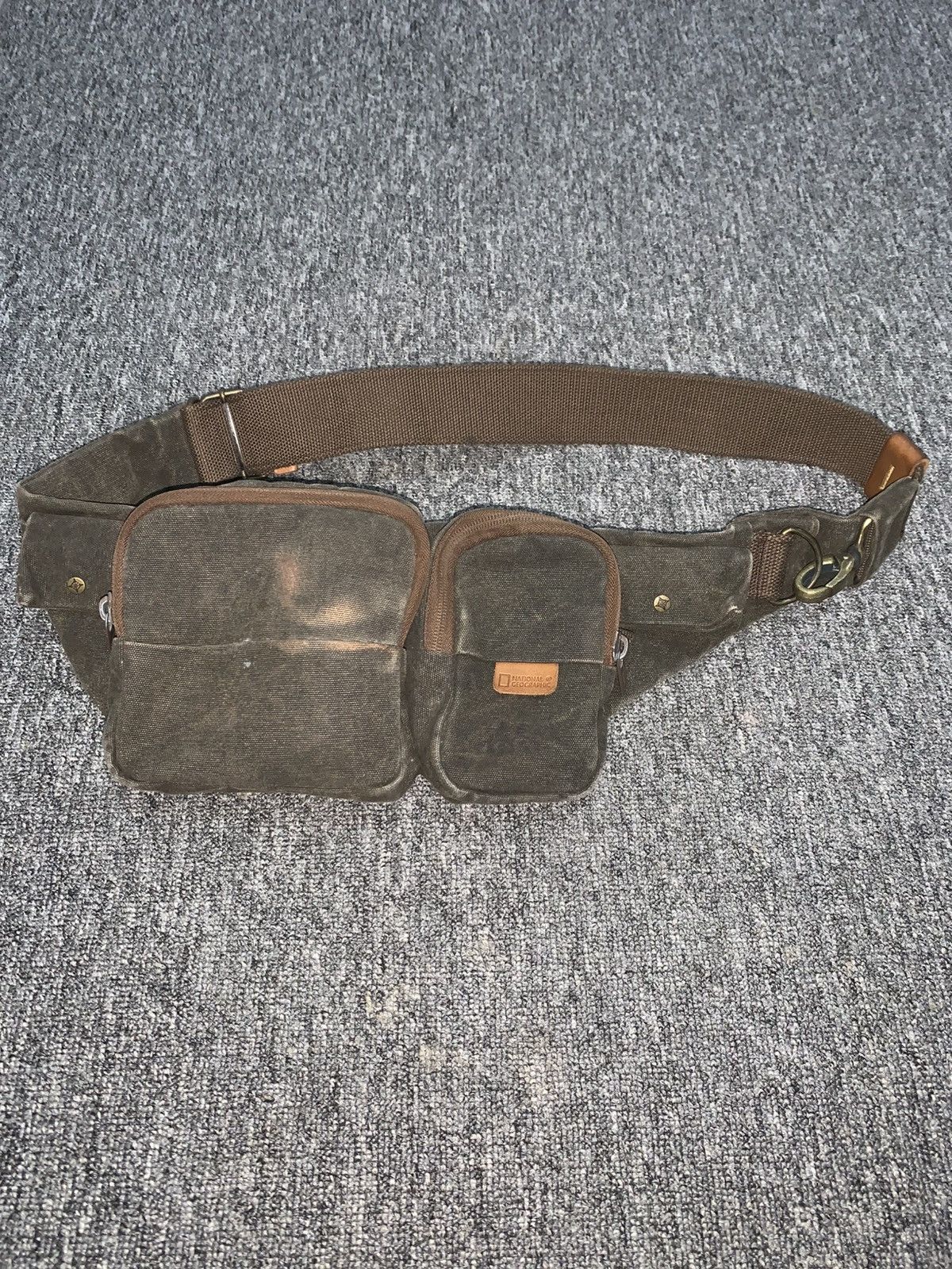 Vintage National Geographic Vintage Millitary Waist Bag Size ONE SIZE - 5 Thumbnail