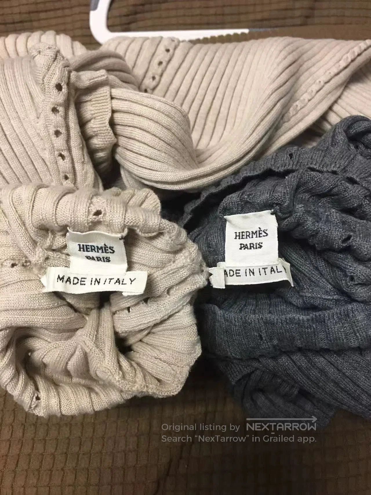 Hermes Hermès Mock Neck Knit Short Sleeve. Size US S / EU 44-46 / 1 - 5 Thumbnail