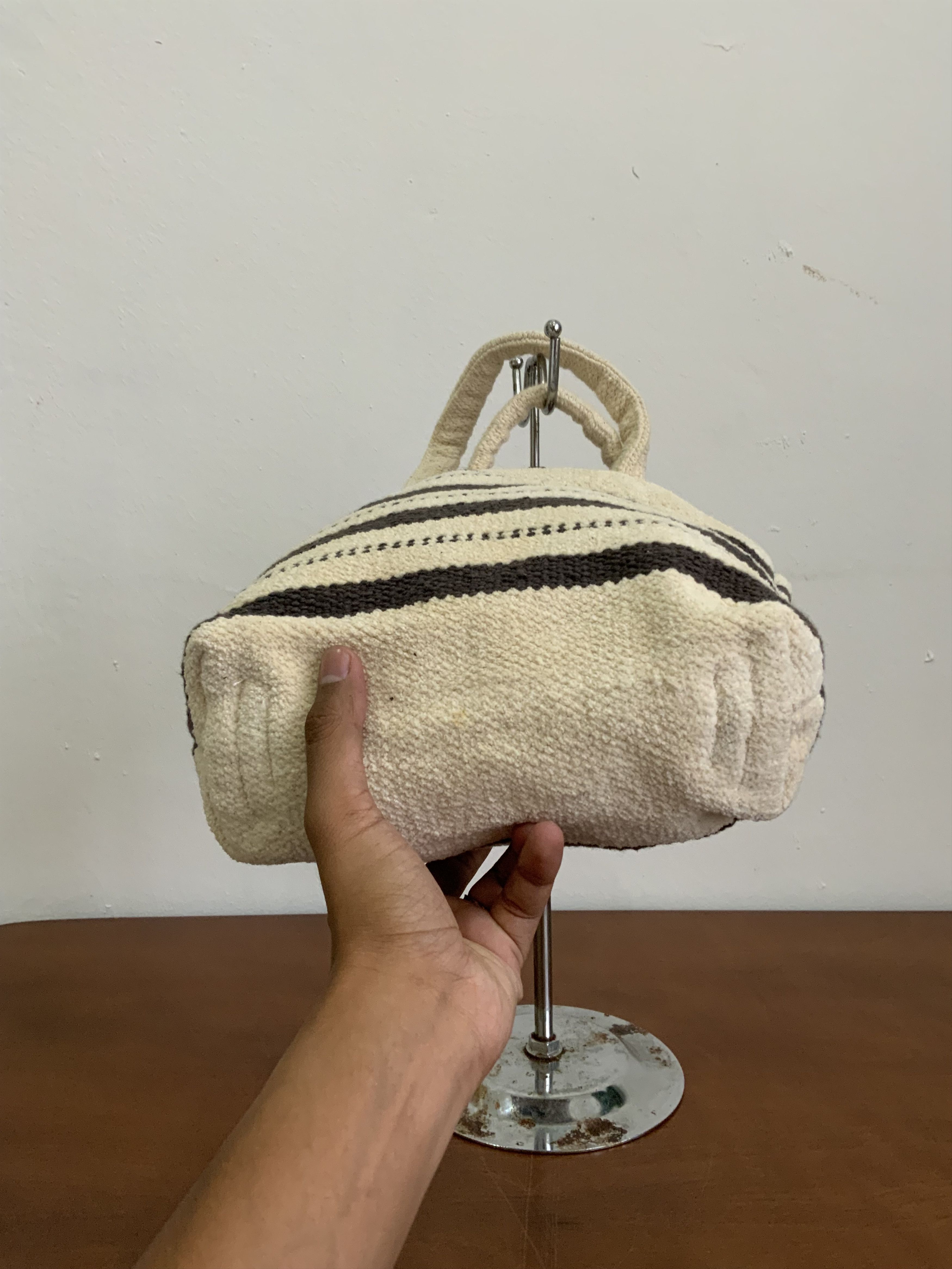 Japanese Brand The Striped Line Native Mini Tote Bag Size ONE SIZE - 7 Thumbnail