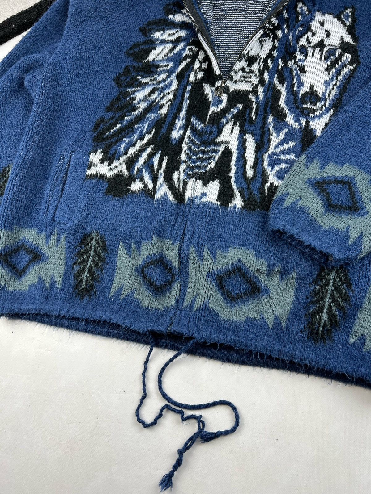 Japanese Brand × Vintage Aztec Boho Ruminahui Native American ArtisanEcuador hoodie Size US L / EU 52-54 / 3 - 6 Thumbnail