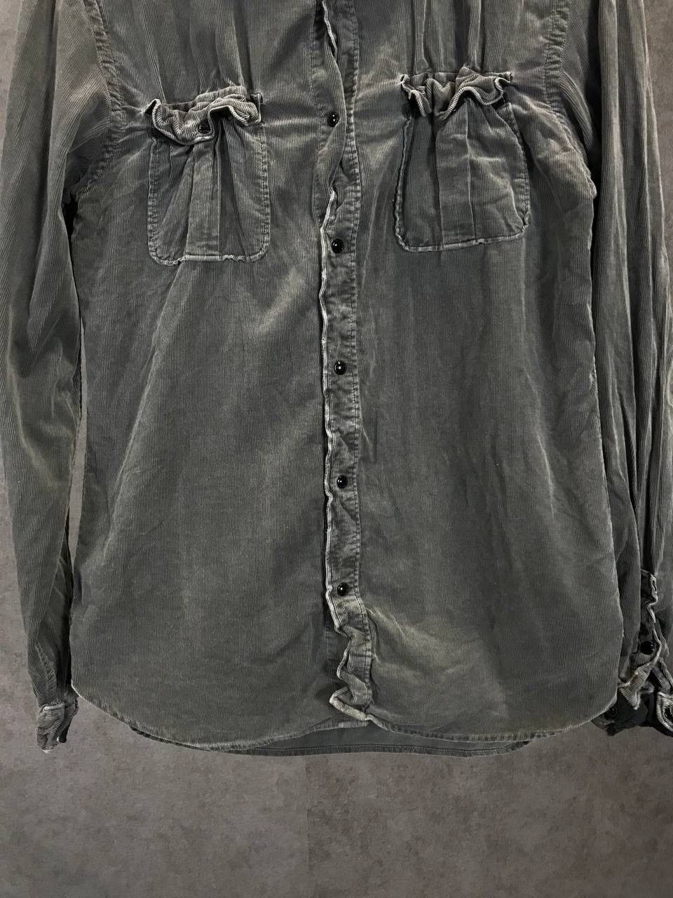Allsaints Allsaints vintage velvet avant garde shirt Size US S / EU 44-46 / 1 - 7 Thumbnail