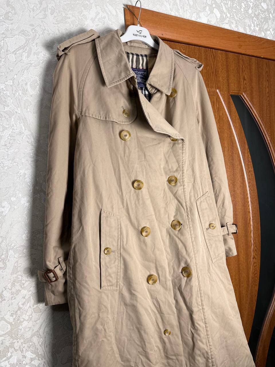 Burberry Vintage 1990s Burberrys Nova Check Trench Coat Size 48 REG Size US M / EU 48-50 / 2 - 23 Thumbnail