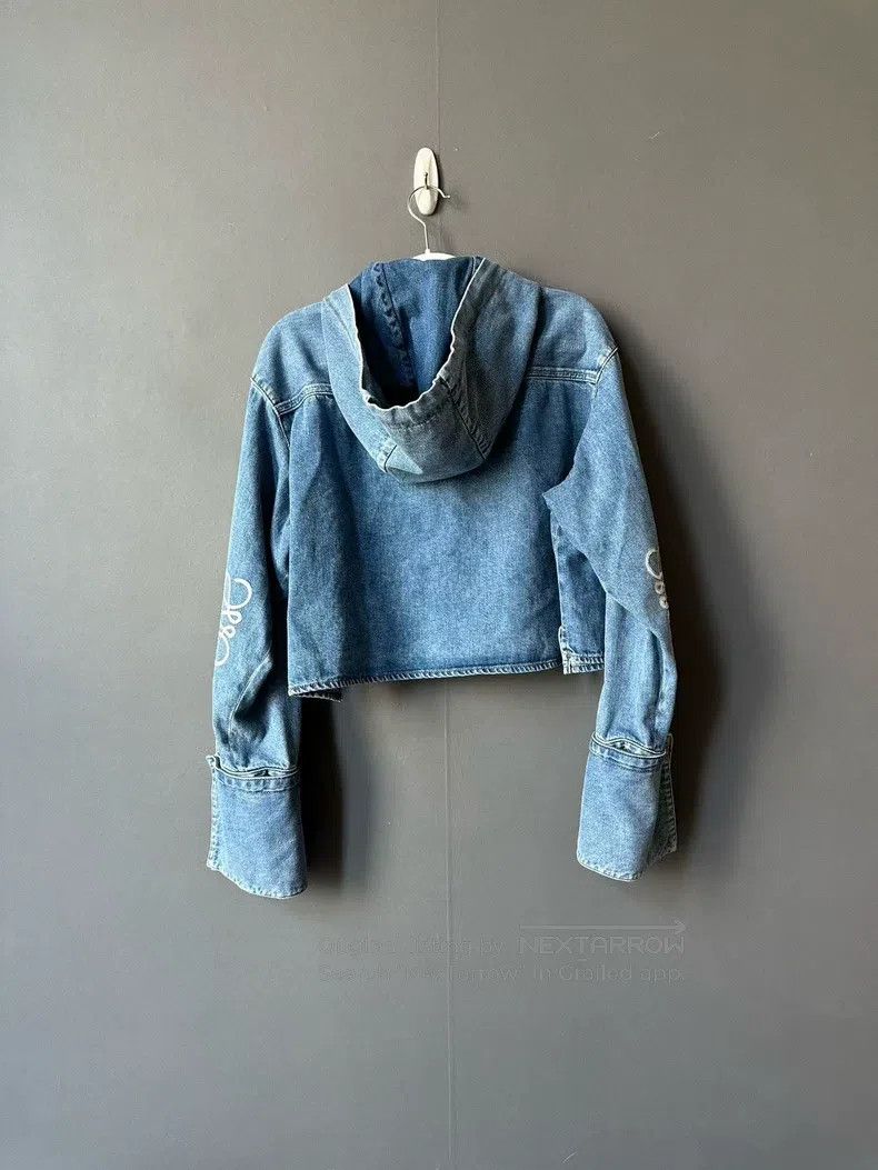 Loewe Loewe Hooded Denim Jacket Size XS / US 0-2 / IT 36-38 - 2 Thumbnail