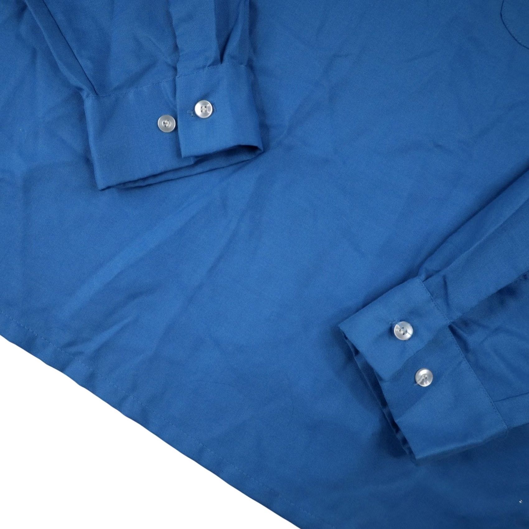 Sears VINTAGE Sears Perma Prest Mens XL Pullover Shirt Blue Size US XL / EU 56 / 4 - 5 Thumbnail