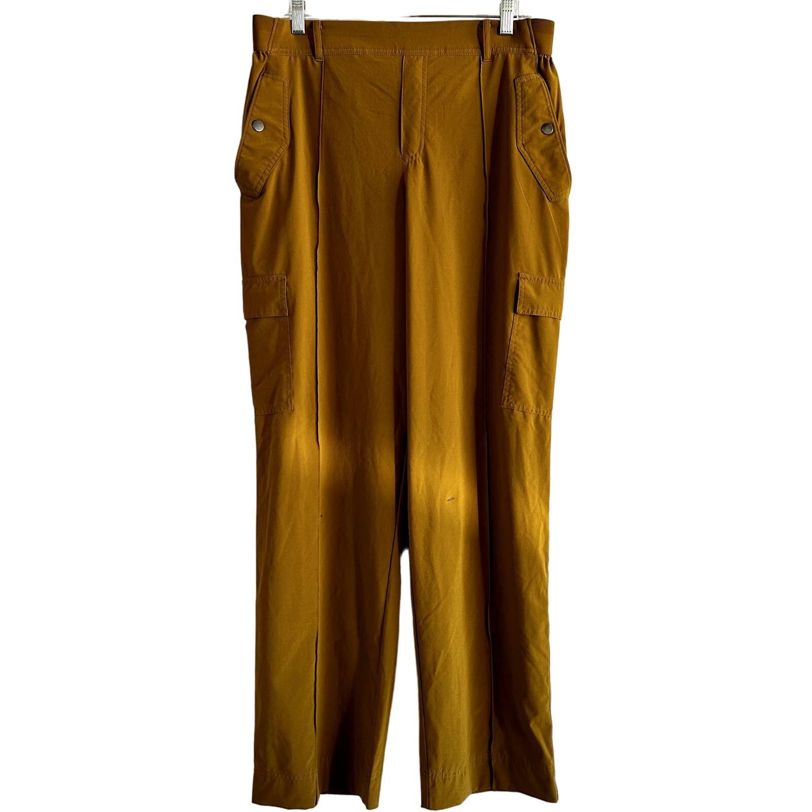 Athleta Athleta Vienna Cargo Pants Wrinkle Resistant Straight Brown Size 36" / US 14 / IT 50 - 2 Thumbnail
