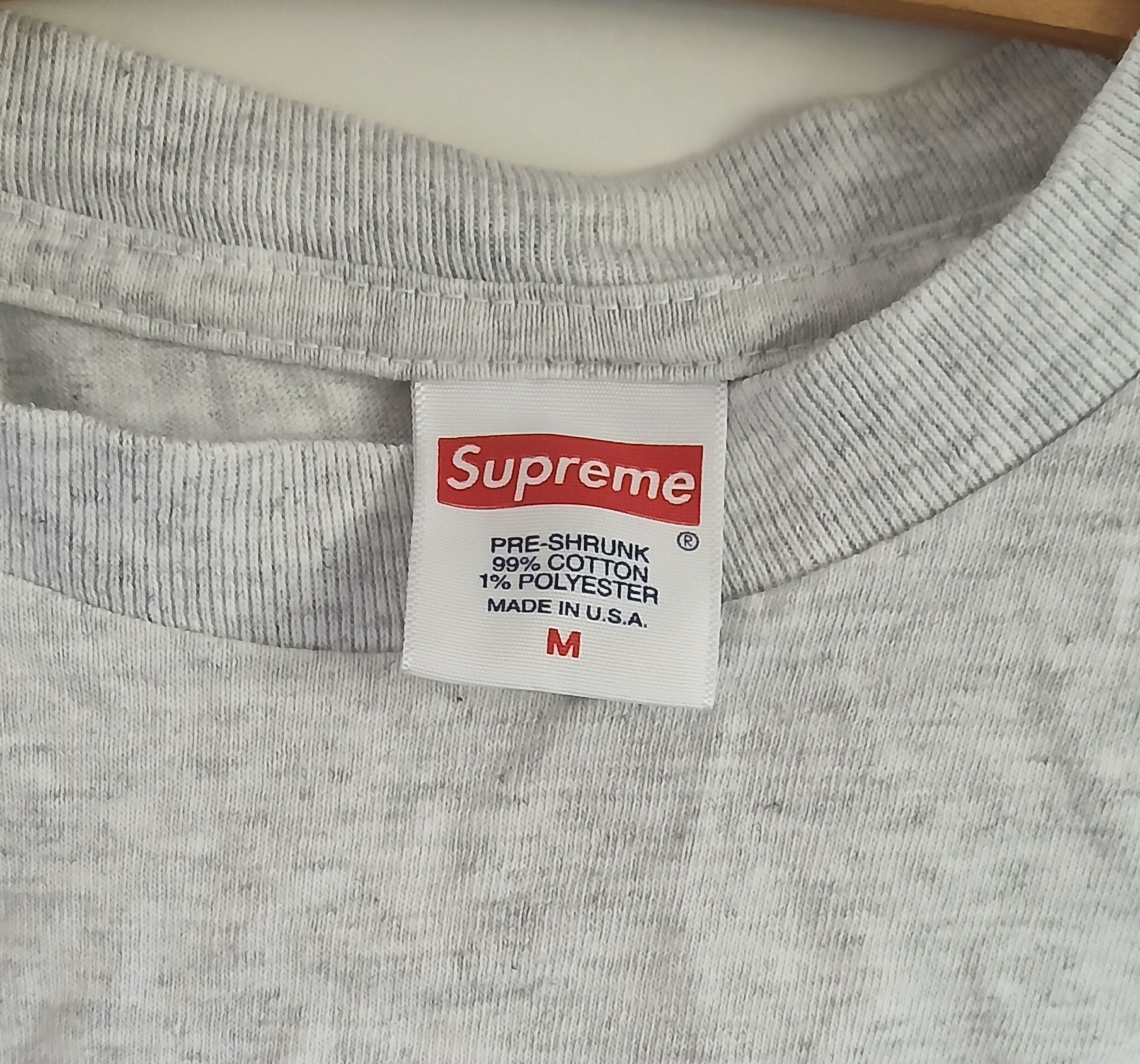Supreme × Thrasher Supreme × Thrasher Skyline Tee white/grey Size US M / EU 48-50 / 2 - 2 Thumbnail