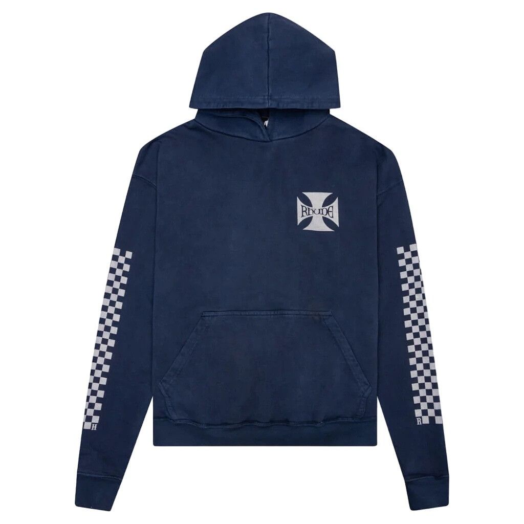 Rhude NEW RHUDE MOONLIGHT CREAM HOODIE SZ LARGE | Grailed
