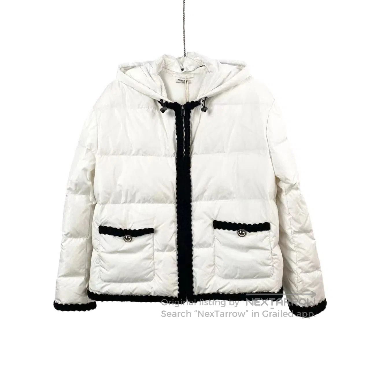 Miu Miu Miu Miu White down jacket| Size XS / US 0-2 / IT 36-38 - 1 Thumbnail