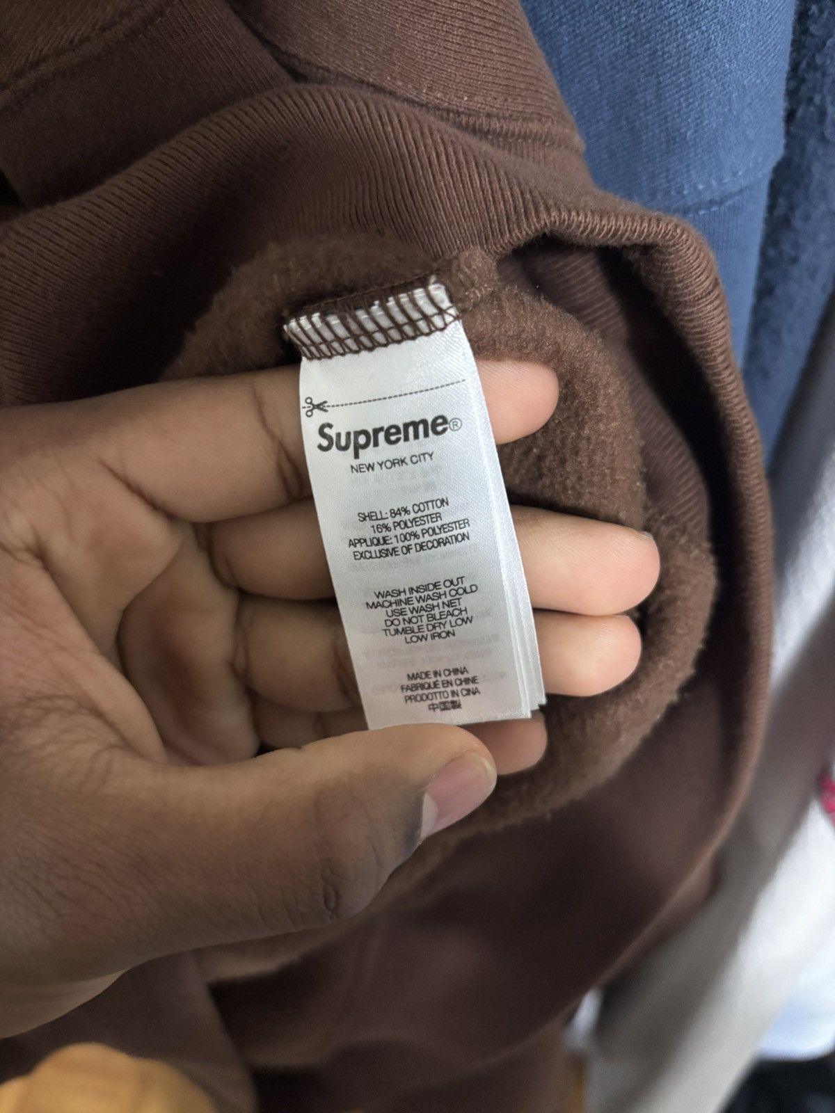 Supreme Supreme FW23 Appliqué Hoodie Size US M / EU 48-50 / 2 - 7 Thumbnail