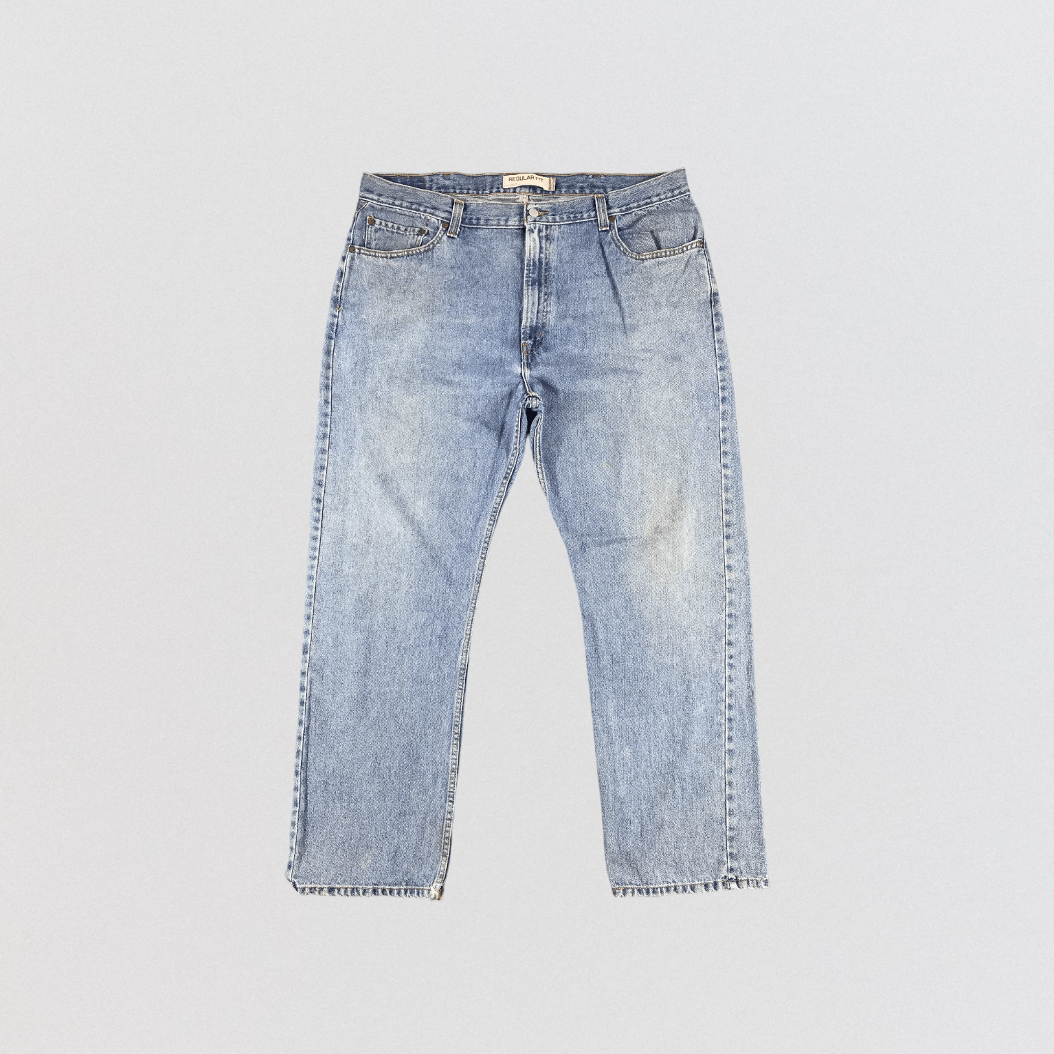 image of Light Wash Levis 505 Jeans-Jm1017 in Blue, Men's (Size 43)