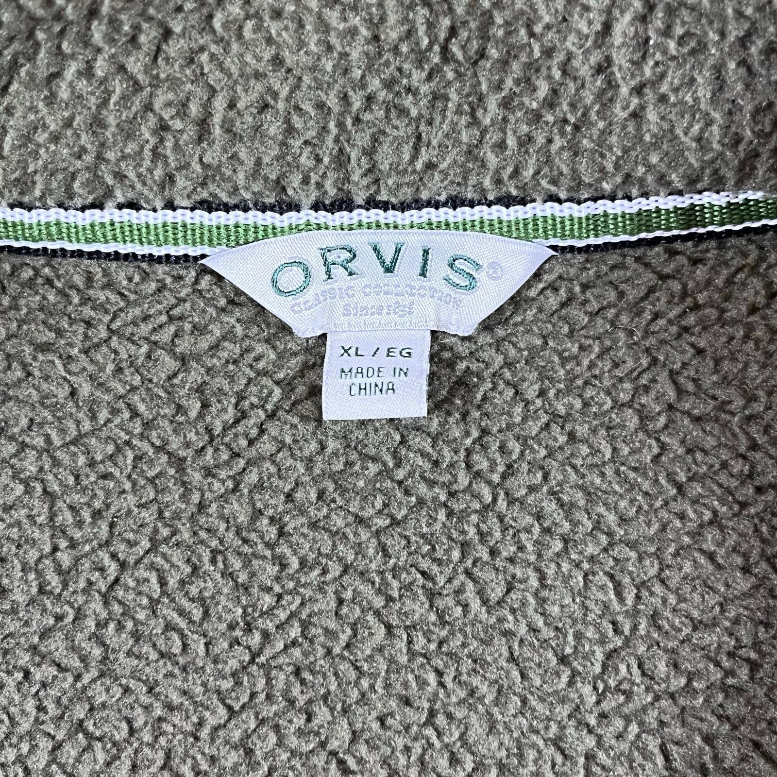 Orvis Orvis Classic Collection Heavy-weight Fleece Full Zip Jacket Size US XL / EU 56 / 4 - 5 Thumbnail