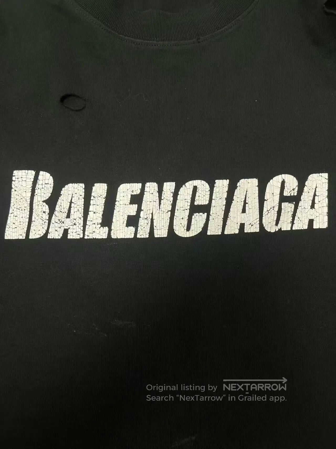 Balenciaga Balenciaga Logo Black Short Sleeve T-Shirt. Size US S / EU 44-46 / 1 - 3 Thumbnail