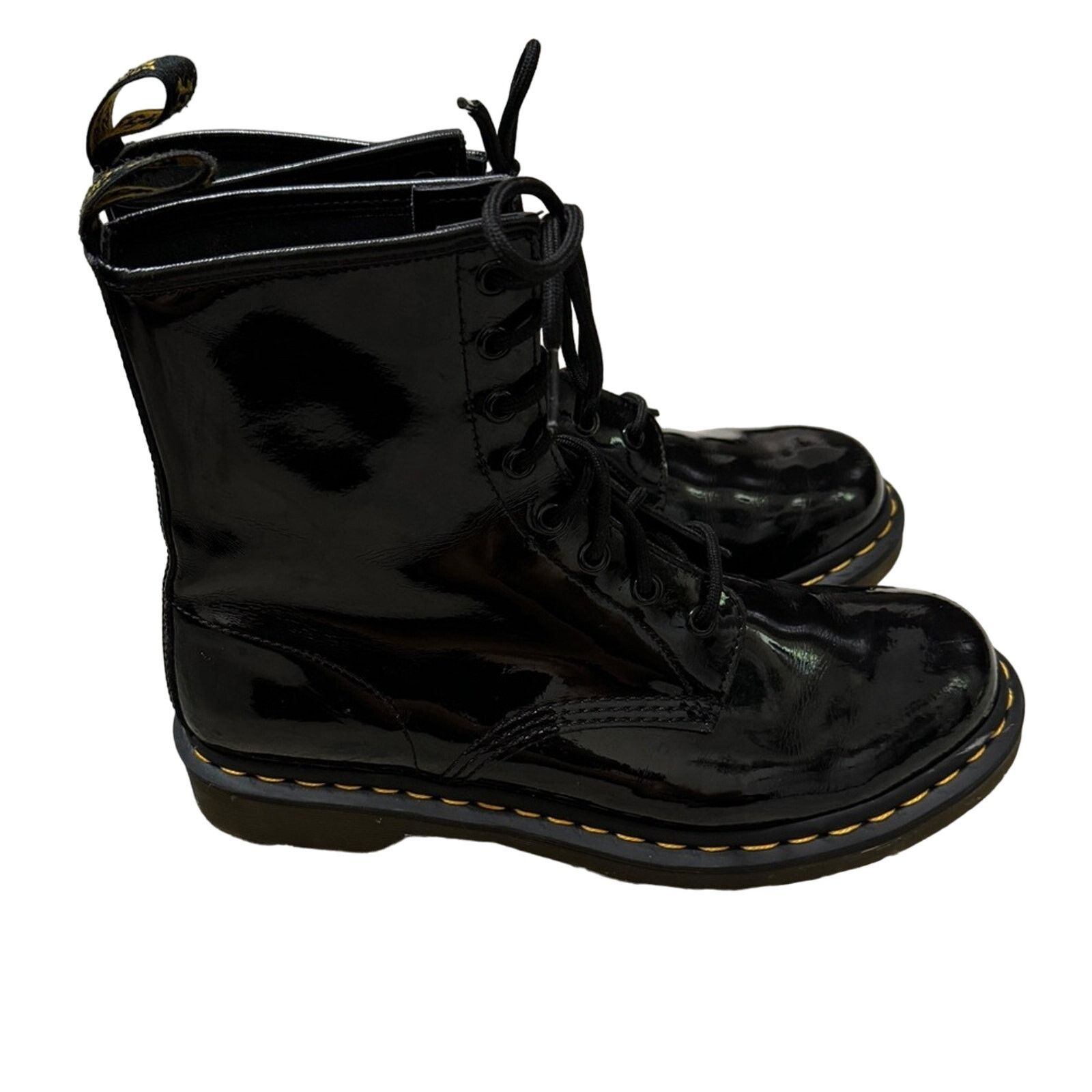 Dr. Martens Dr. Martens 1460 Patent Leather Boots in Black Size 11 Size US 11 / IT 41 - 3 Thumbnail