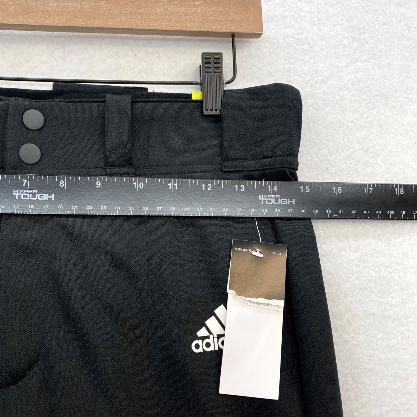 Adidas Adidas Aeroready Track Pants Mens Small Black Relaxed Fit Open Bottom Soccer NWT Size US 29 - 6 Thumbnail