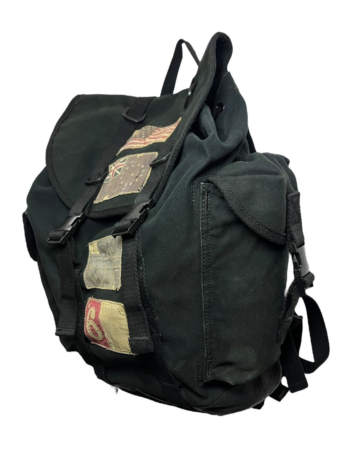 Polo Ralph Lauren × RRL Ralph Lauren GRAIL🔥 90s Polo Ralph Lauren Canvas Rucksack Backpack Size ONE SIZE - 3 Thumbnail