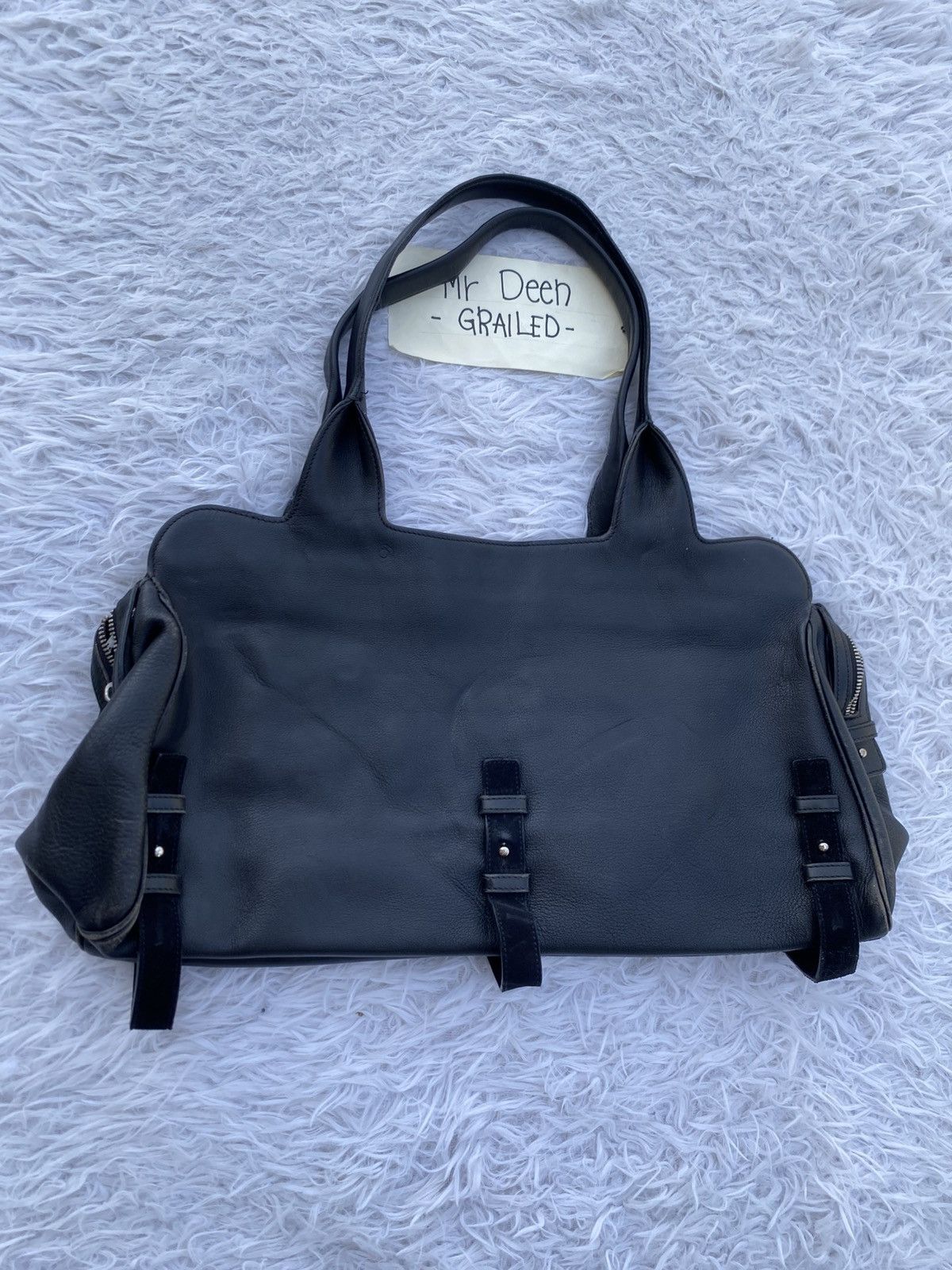 Salvatore Ferragamo Rare Salvatore Ferragamo Gancini Motif Out Pocket Hand Bag Size ONE SIZE - 20 Thumbnail
