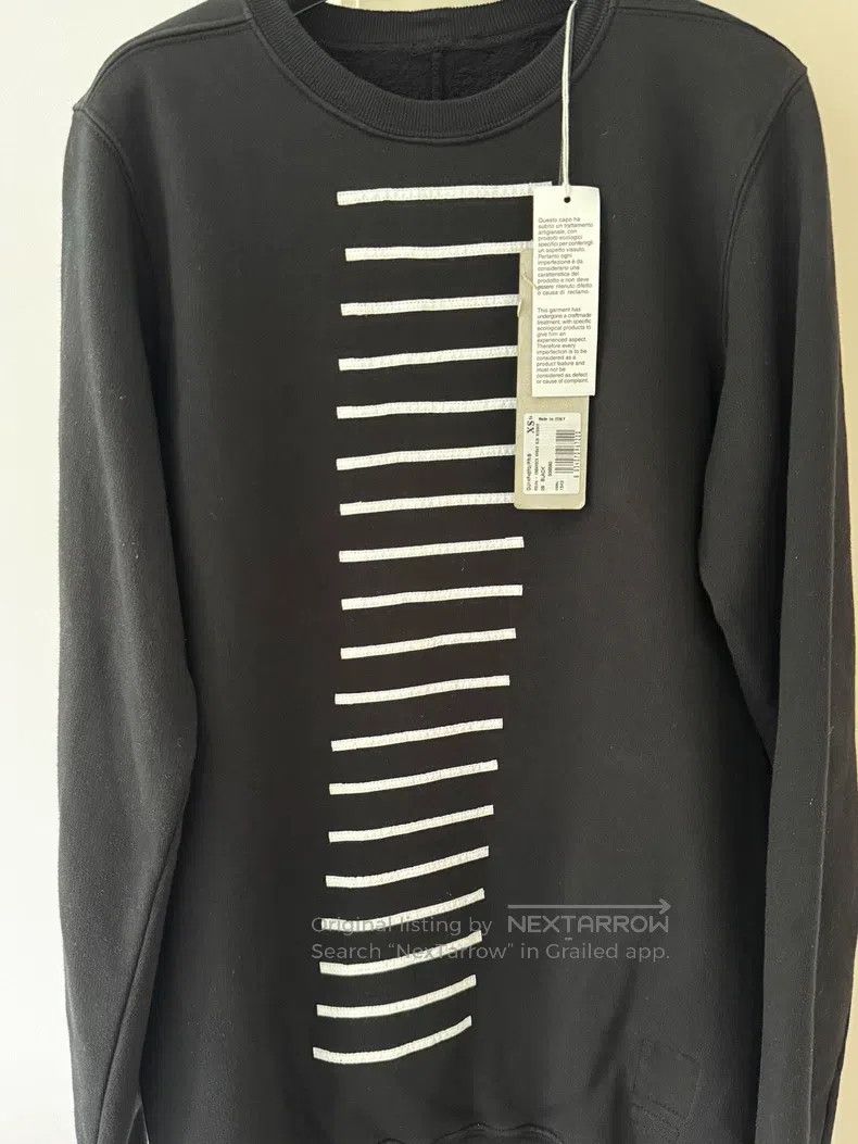 Rick Owens Rick Owens Double Thread Long Sleeve Sweatshirt Size US XS / EU 42 / 0 - 3 Thumbnail
