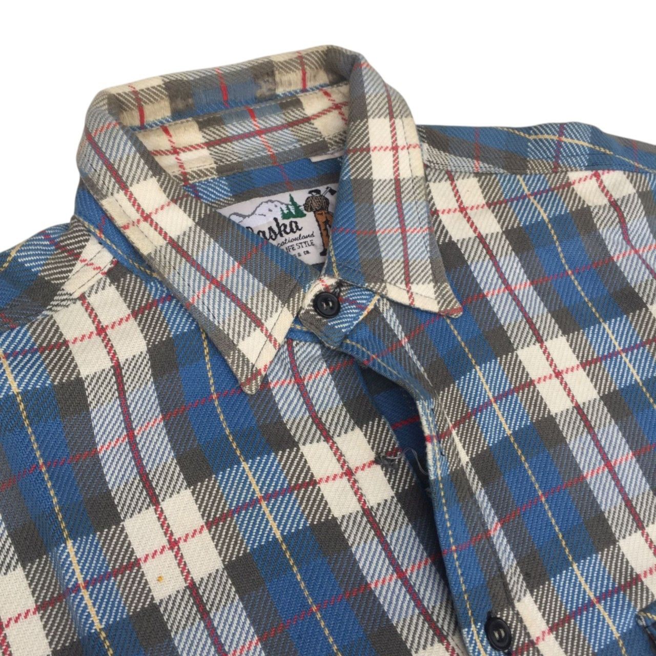 Levi's × Levi's Vintage Clothing × Vintage Vintage 90s Levi's Alaska Sleeveless Plaid Outdoor Shirts Size US L / EU 52-54 / 3 - 5 Thumbnail