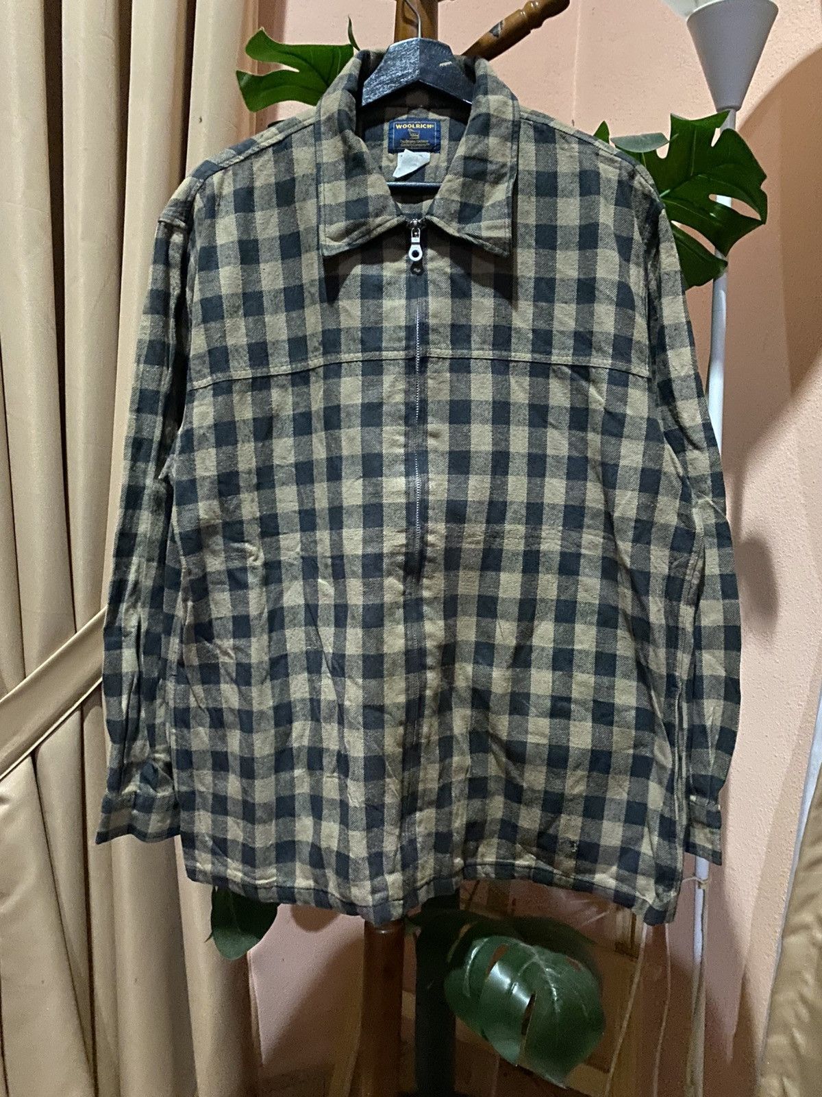 Woolrich Woolen Mills Vintage Woolrich Buffalo Check Flannel Zip Jacket Size US L / EU 52-54 / 3 - 3 Thumbnail