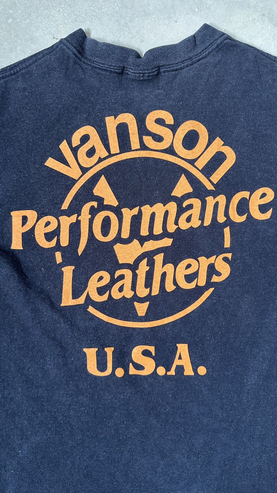 Vanson Leathers VINTAGE VANSON WELLFADED TEE Size US M / EU 48-50 / 2 - 7 Thumbnail