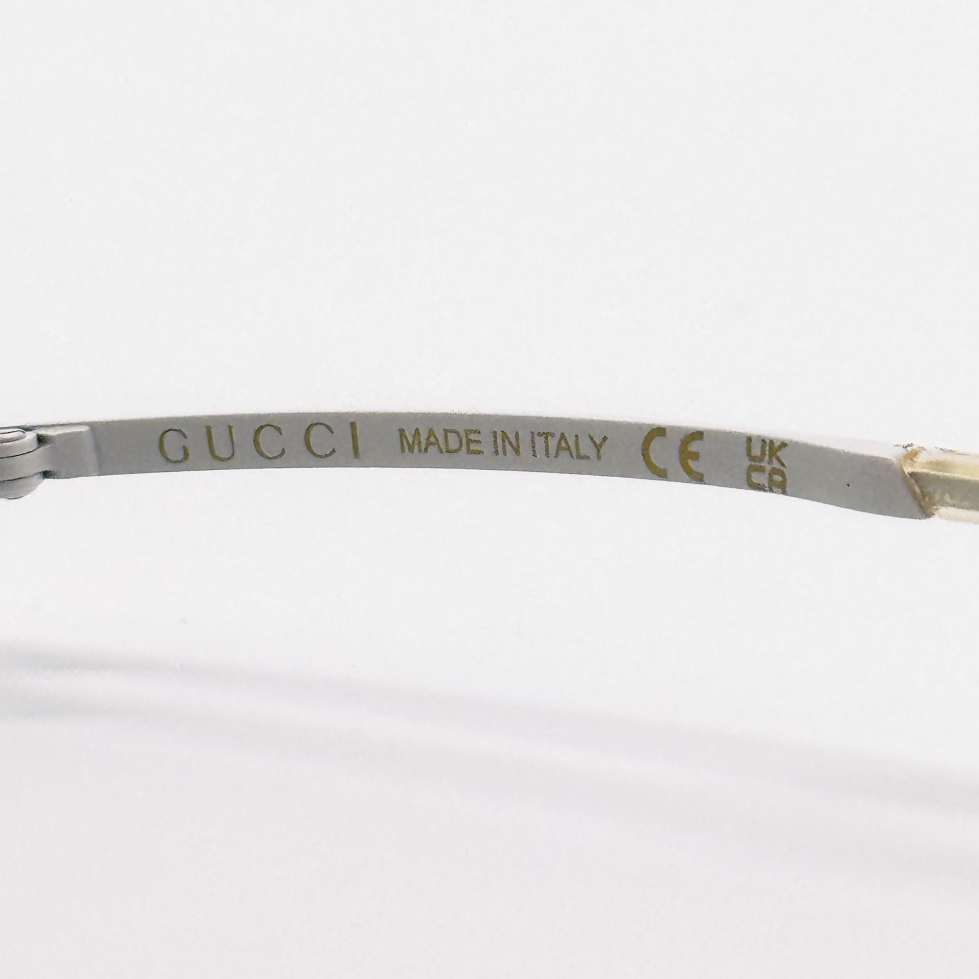 Gucci NEW GUCCI GG1561S 003 SHIELD GREEN UNISEX SUNGLASSES GUCCI Size ONE SIZE - 11 Thumbnail