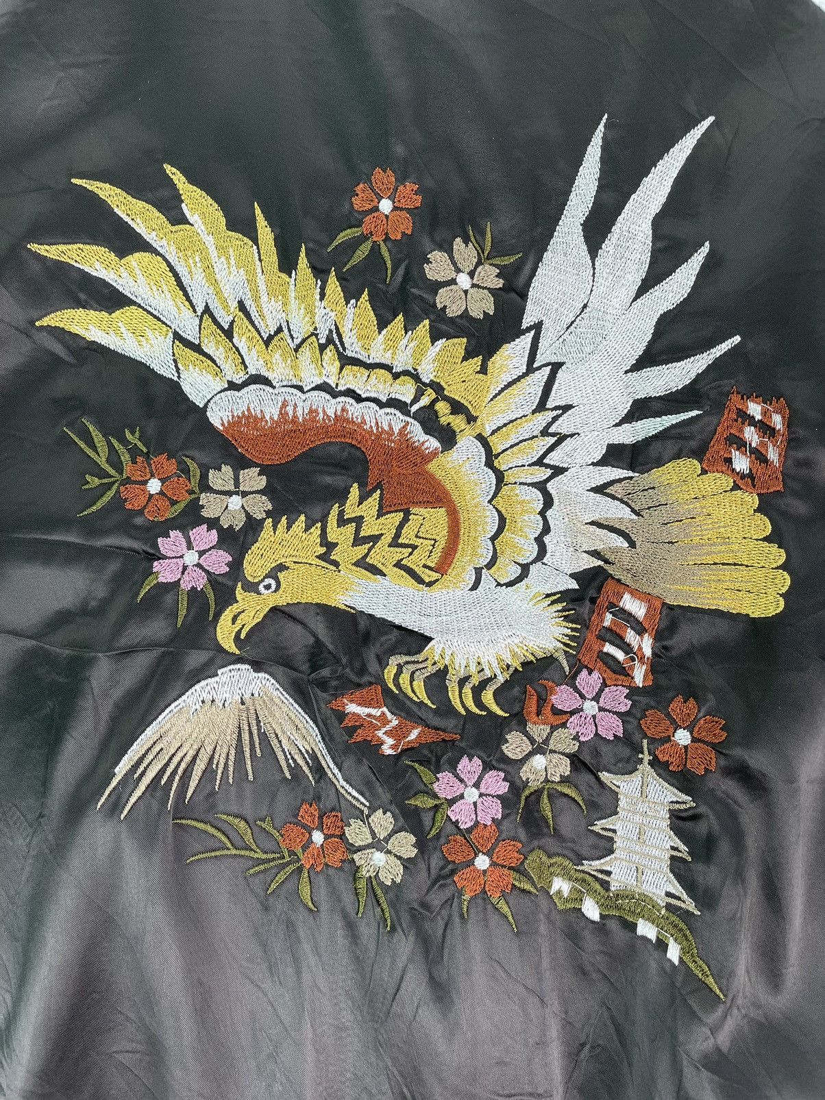 Other Sukajan Japan mountain eagles embroidered bomber jacket Size L / US 10 / IT 46 - 2 Thumbnail