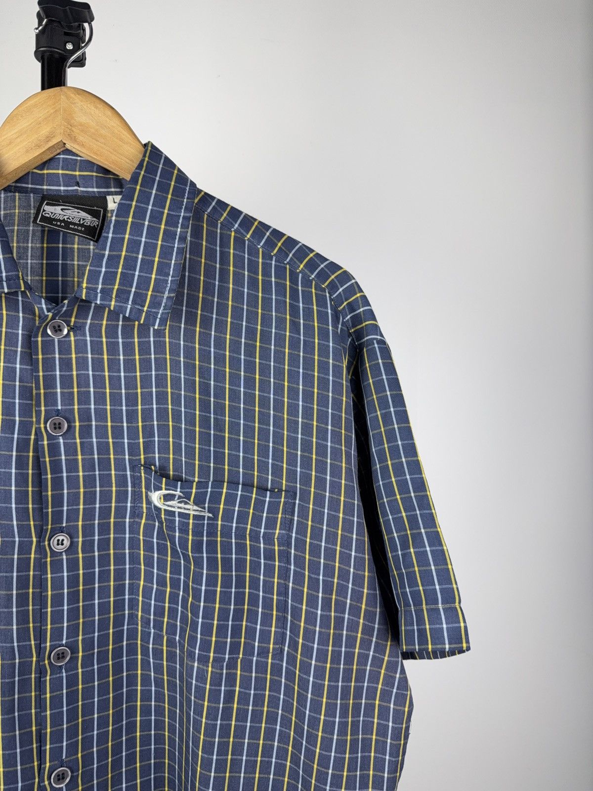Quiksilver × Sun Surf Vintage 90s QUIKSILVER Surf Made in USA Short Sleeve Shirt Size US L / EU 52-54 / 3 - 3 Thumbnail