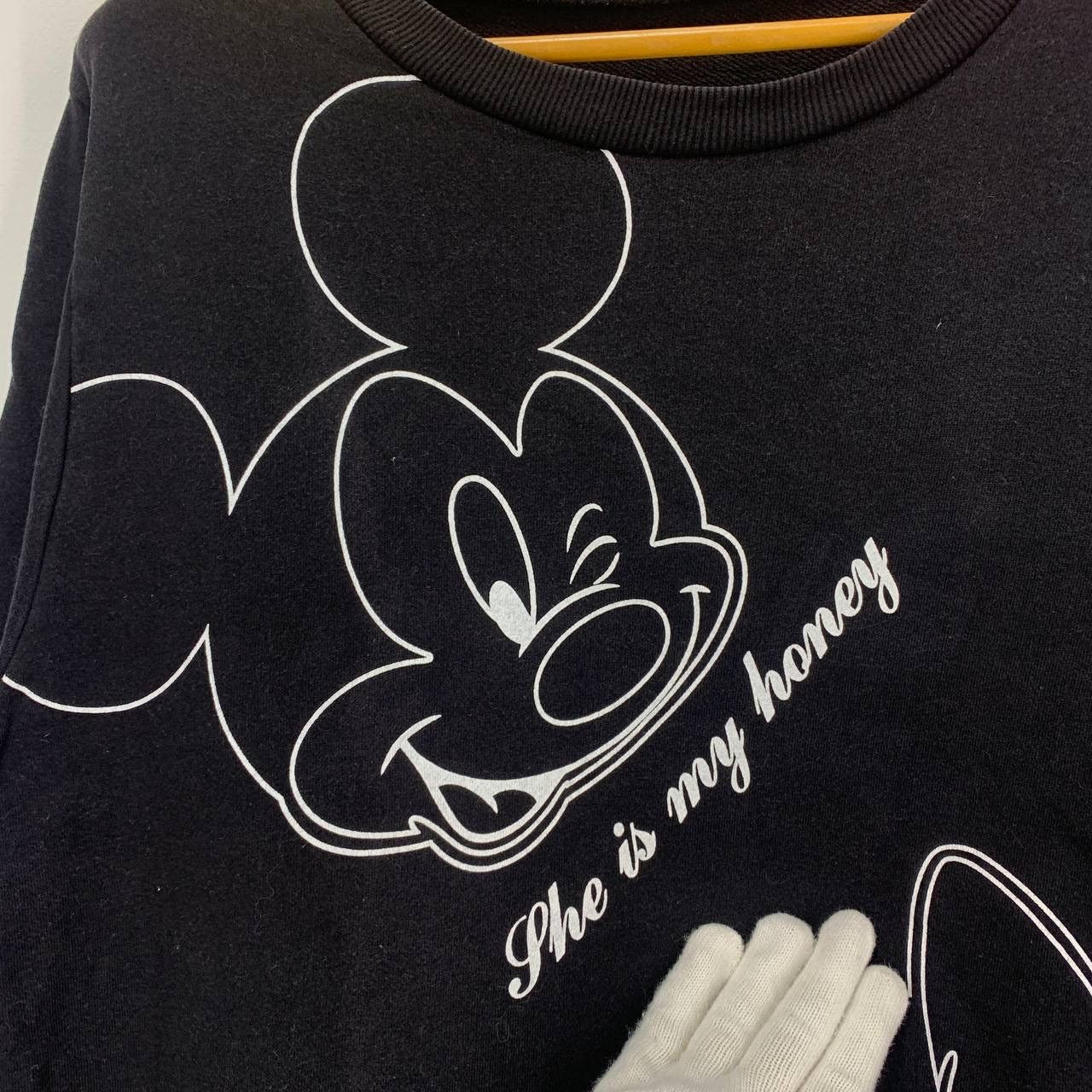 Disney MICKEY AND MINNIE Crew Neck Sweatshirt #2555/S Size US L / EU 52-54 / 3 - 2 Thumbnail