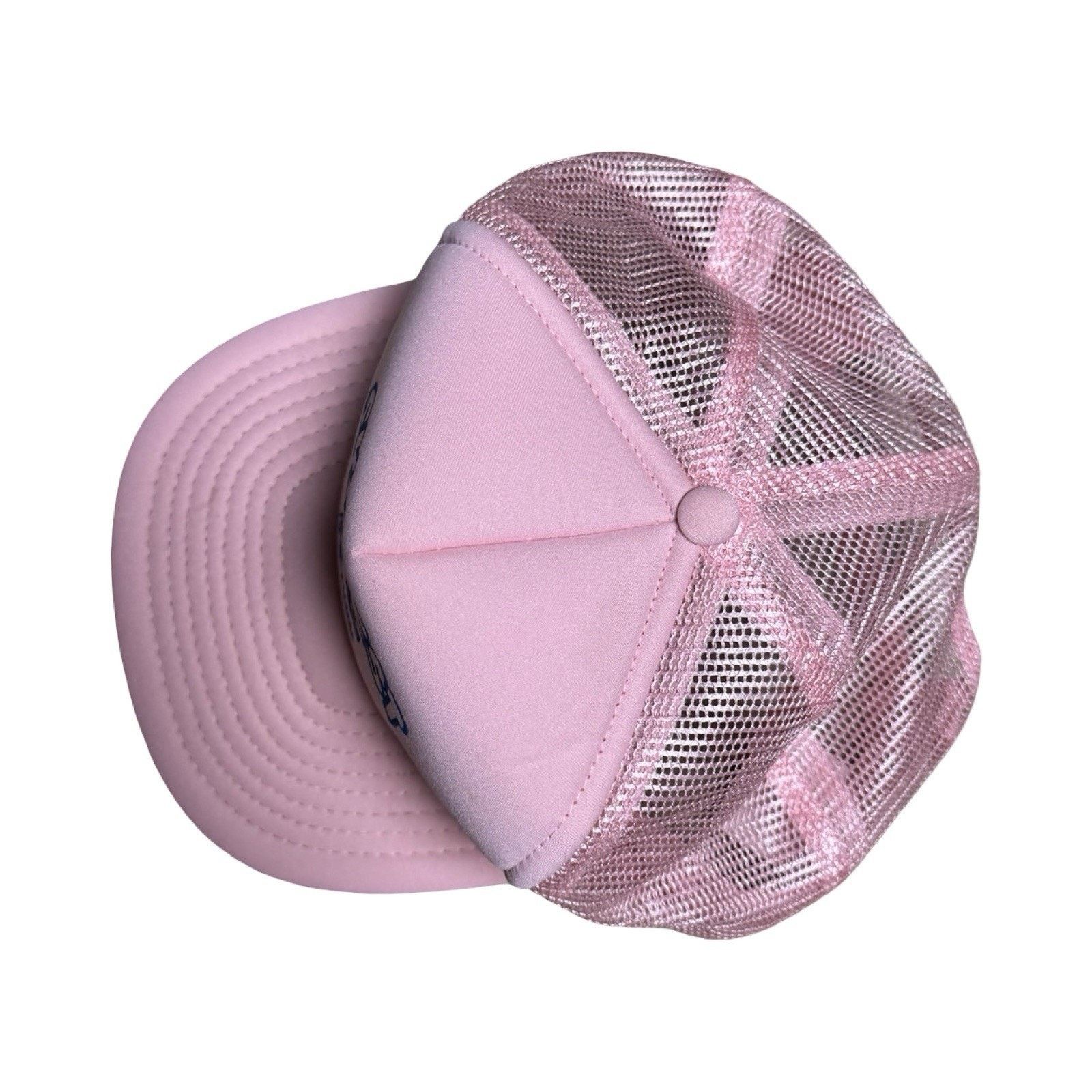 Vintage Vintage 1993 Sky Fest NY Pink Trucker Cap Mens OSFA Pig Size ONE SIZE - 4 Thumbnail