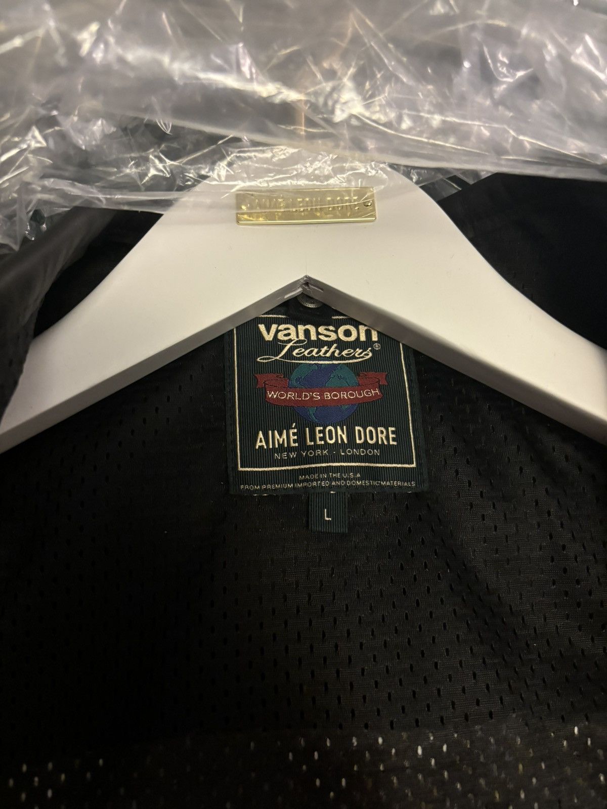 Aime Leon Dore Aime Leon Dore Vanson Leather Jacket Size US L / EU 52-54 / 3 - 6 Thumbnail