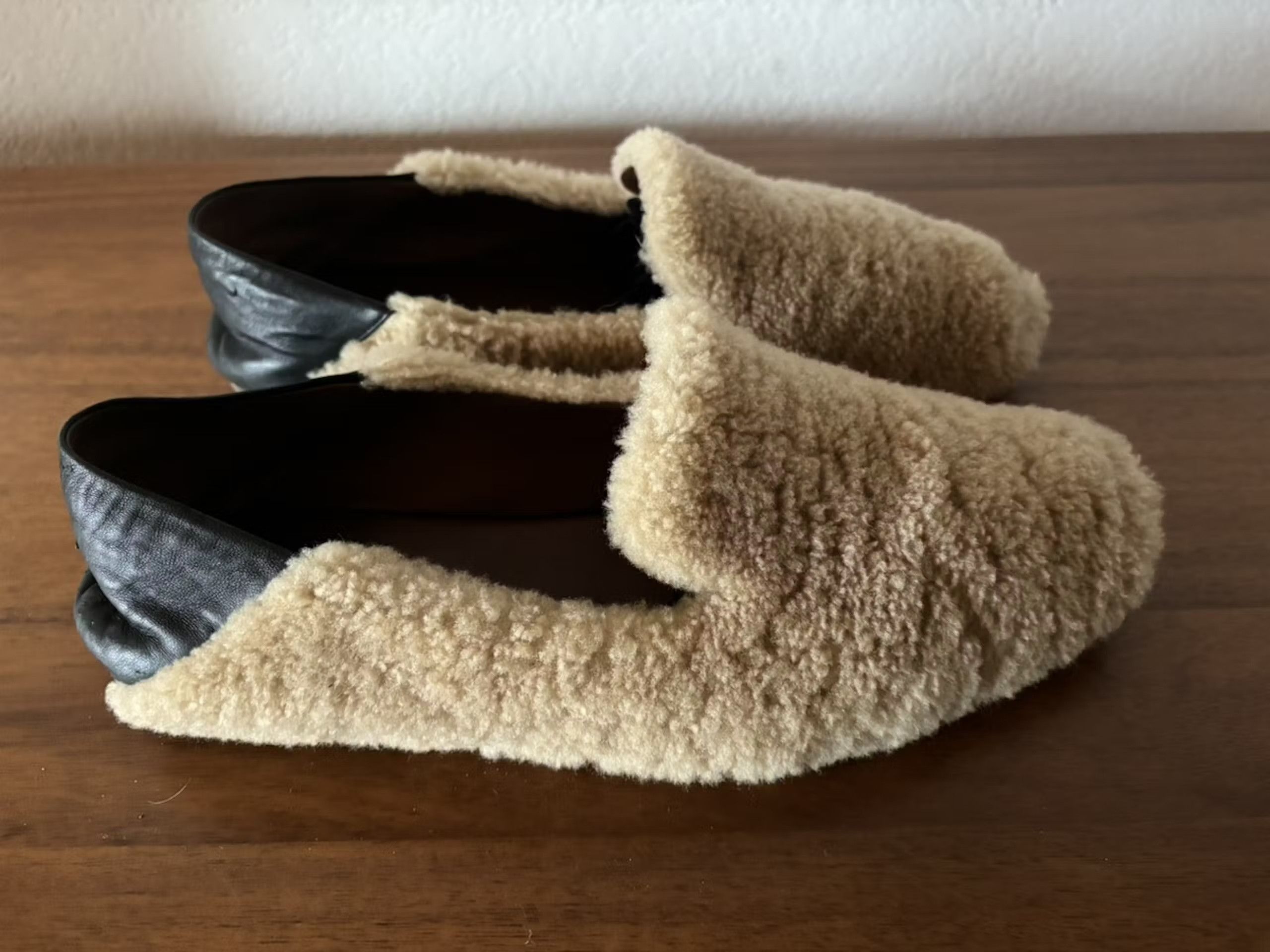 Wales Bonner Symphony Sheepskin Loafers Size US 11 / EU 44 - 1 Thumbnail