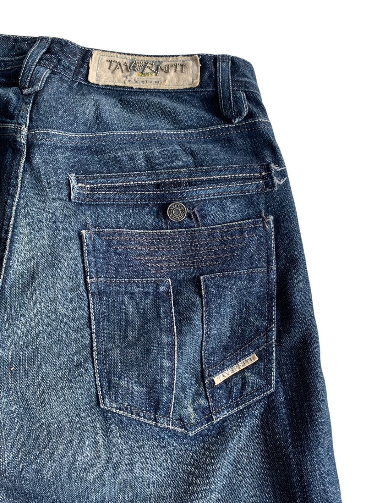 If Six Was Nine × Japanese Brand × Jean FLARE JEANS Taverniti so Jeans Punk Style Denim☠️🎌 Size US 33 - 12 Thumbnail
