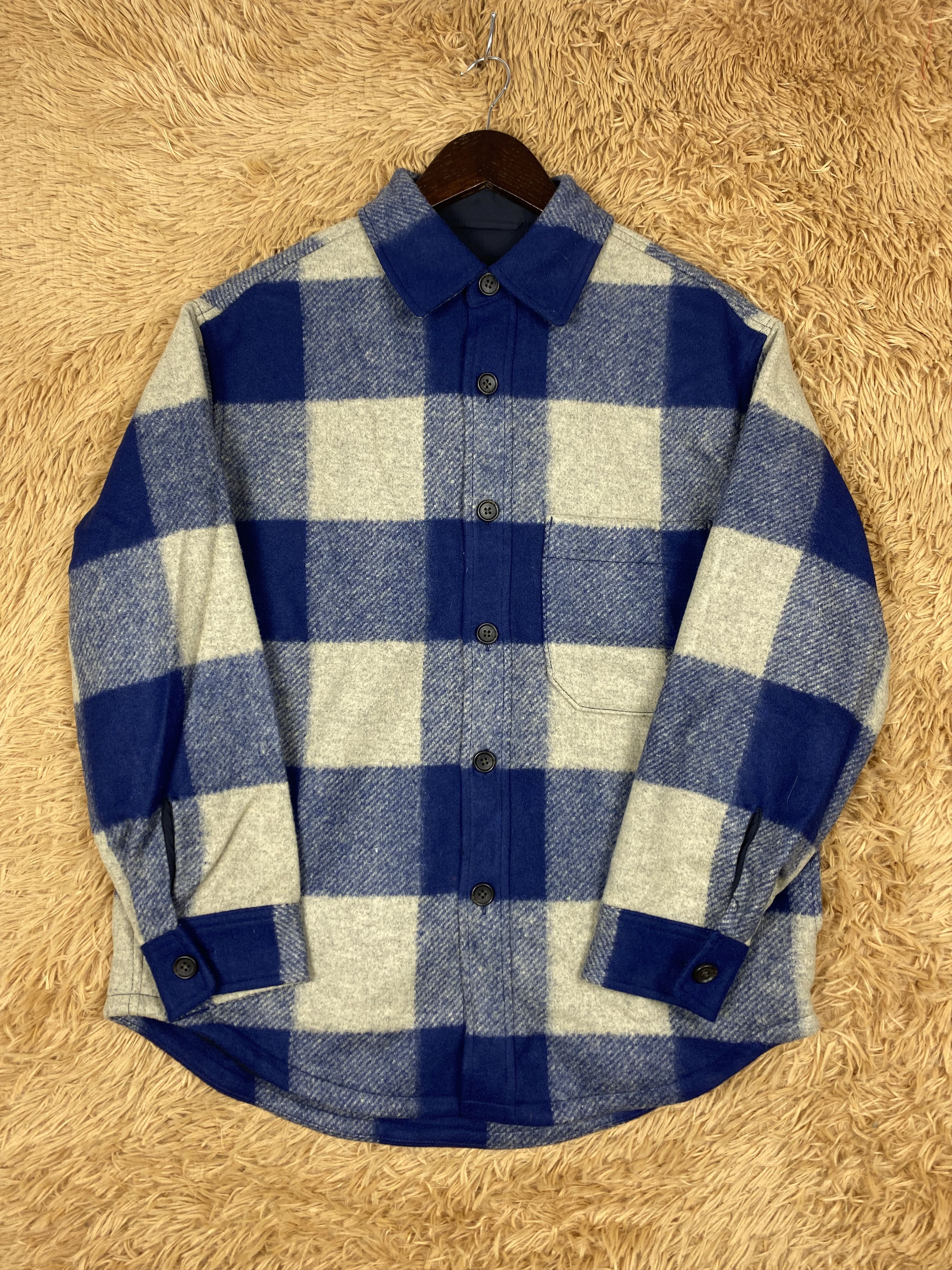 Uniqlo Vintage Uniqlo Checkered Lumberjack Jacket DJ0802 Size US M / EU 48-50 / 2 - 4 Thumbnail