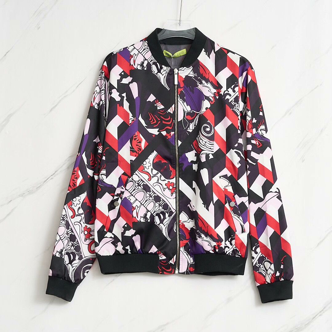 Versace Versace Men's Floral Print Jacket Size US M / EU 48-50 / 2 - 1 Thumbnail