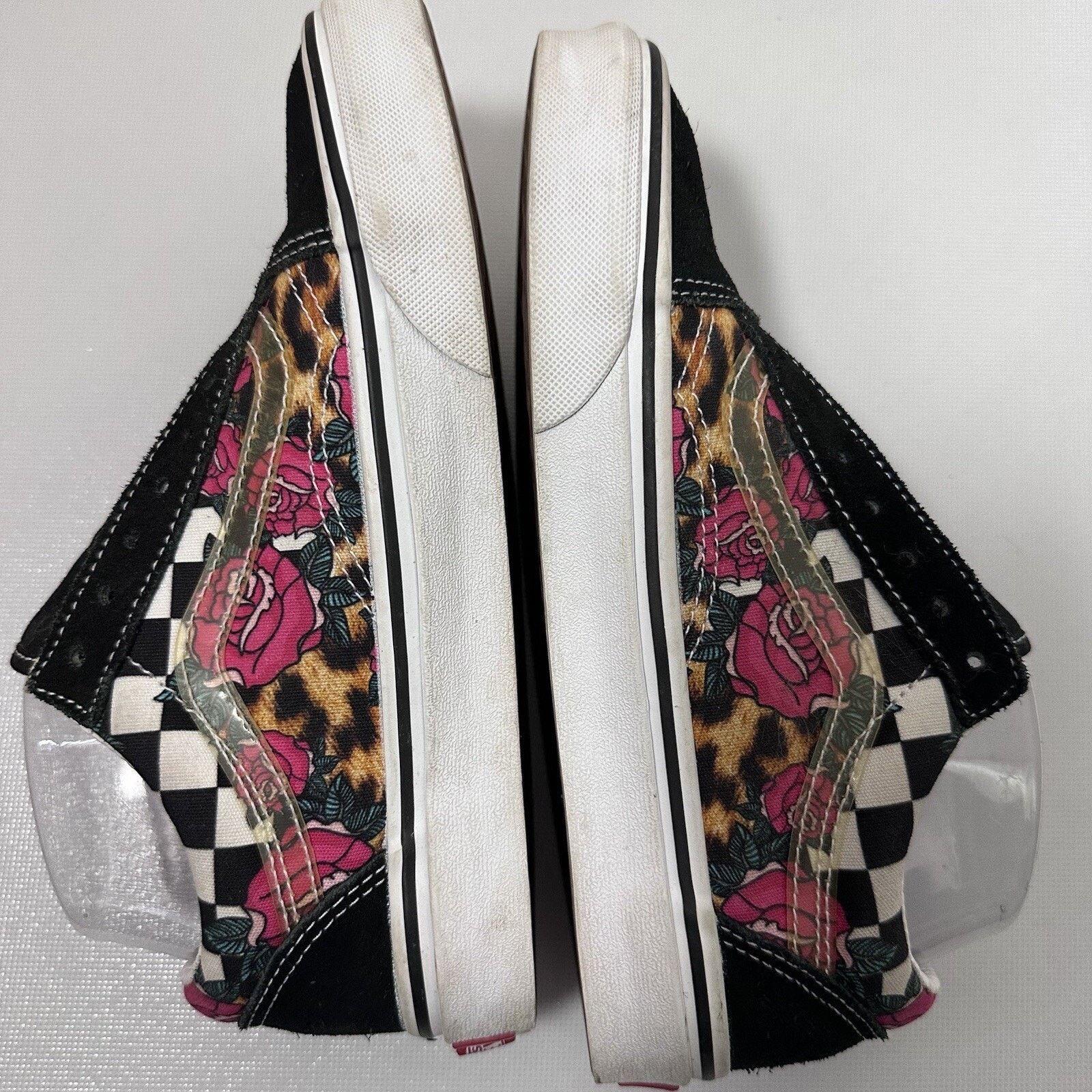 Vans Vans Sneakers Cheetah Rose Old Skool Low Checke Skater Size US 6.5 / IT 36.5 - 4 Thumbnail