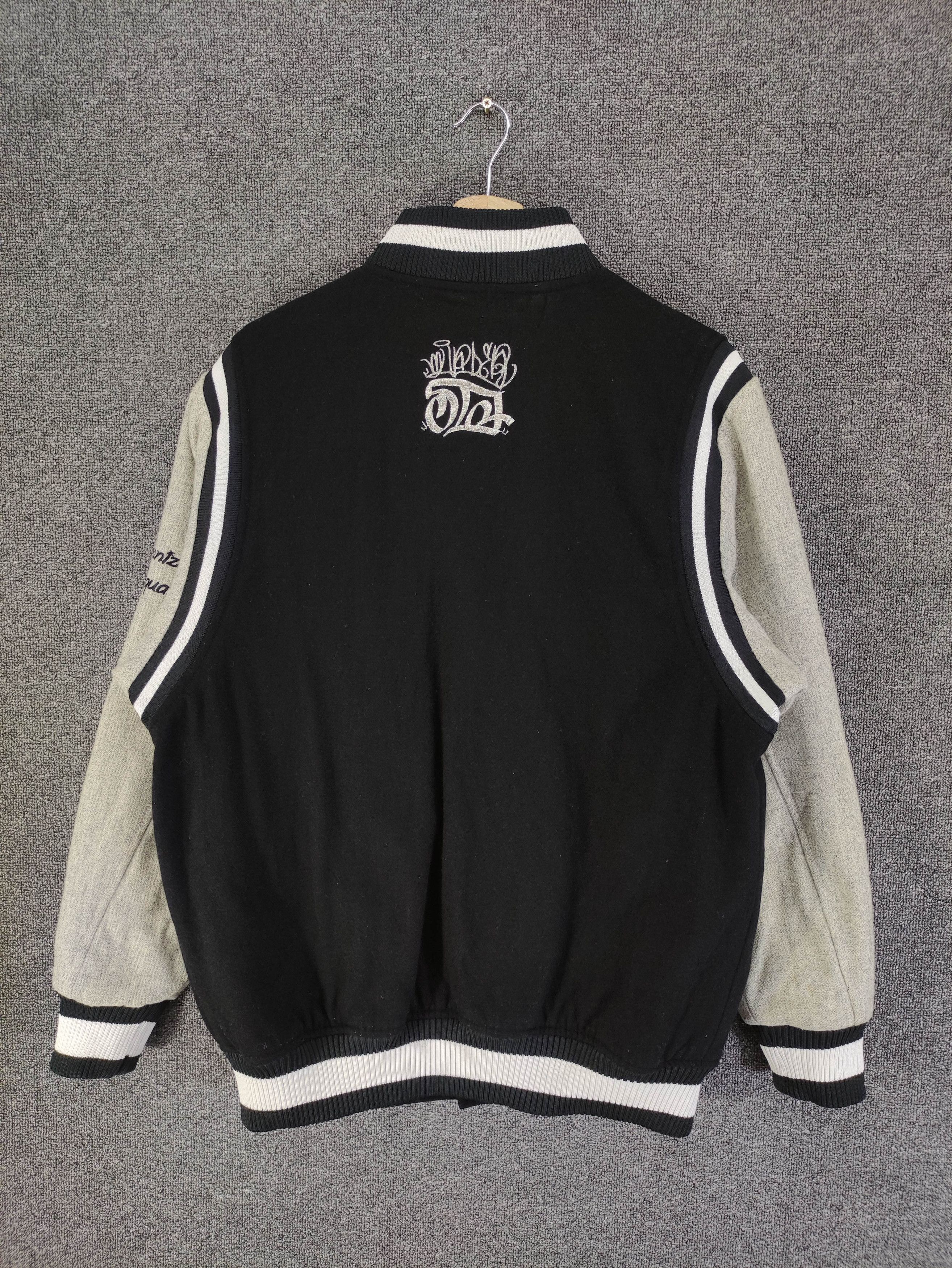 Japanese Brand Vintage Square Varsity Wool Jacket Big Logo Snap Button Size US M / EU 48-50 / 2 - 9 Thumbnail