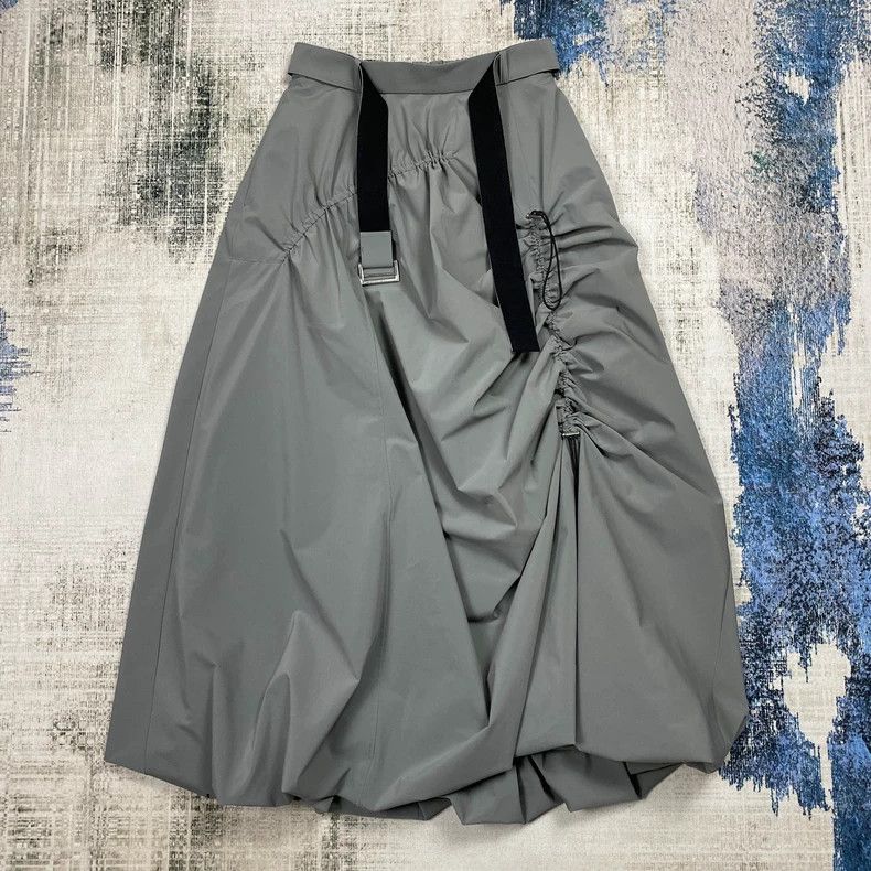 Japanese Brand United Tokyo Gray Midi Skirt-yf Size US 30 / EU 46 - 1 Thumbnail