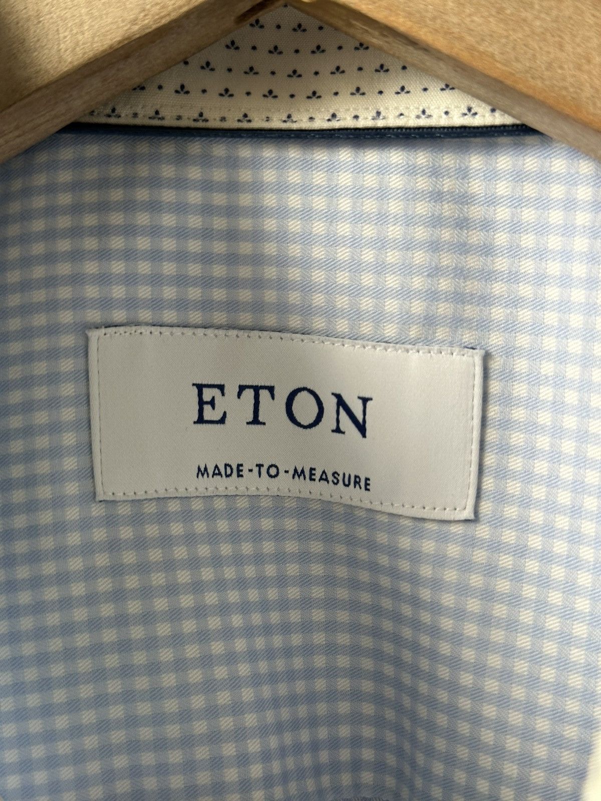 Eton Vintage Casual Shirt Eton Blue Luxury Size US M / EU 48-50 / 2 - 6 Thumbnail