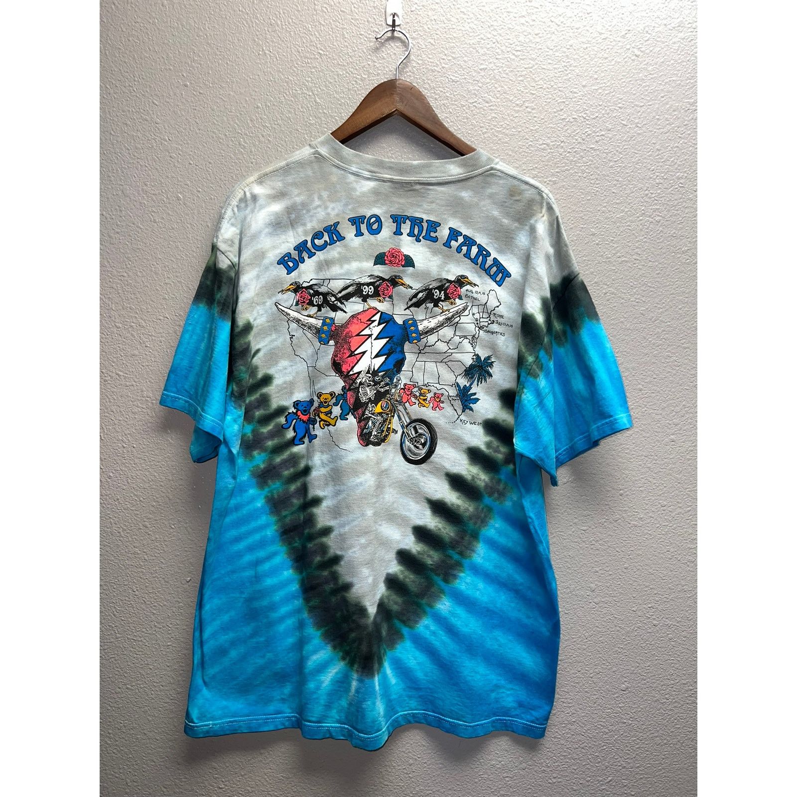 Vintage Woodstock Grateful Dead Shirt 1999 New York VTG XL