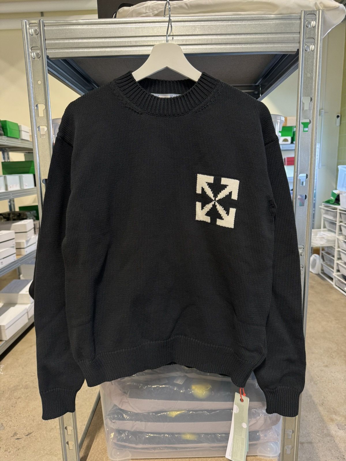 Off-White Off-White Single Arrow Sweater NEW 900$ Size US M / EU 48-50 / 2 - 1 Thumbnail