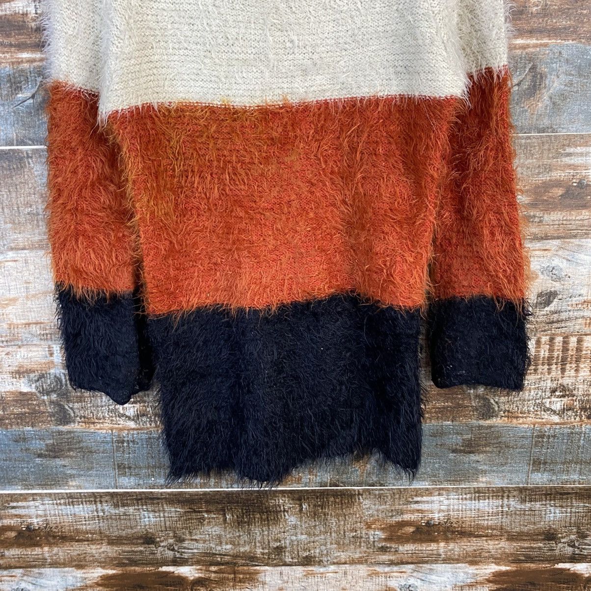 Japanese Brand DL Style Collection Orange shaggy fur mohair Knitwear #C1055 Size M / US 6-8 / IT 42-44 - 6 Thumbnail